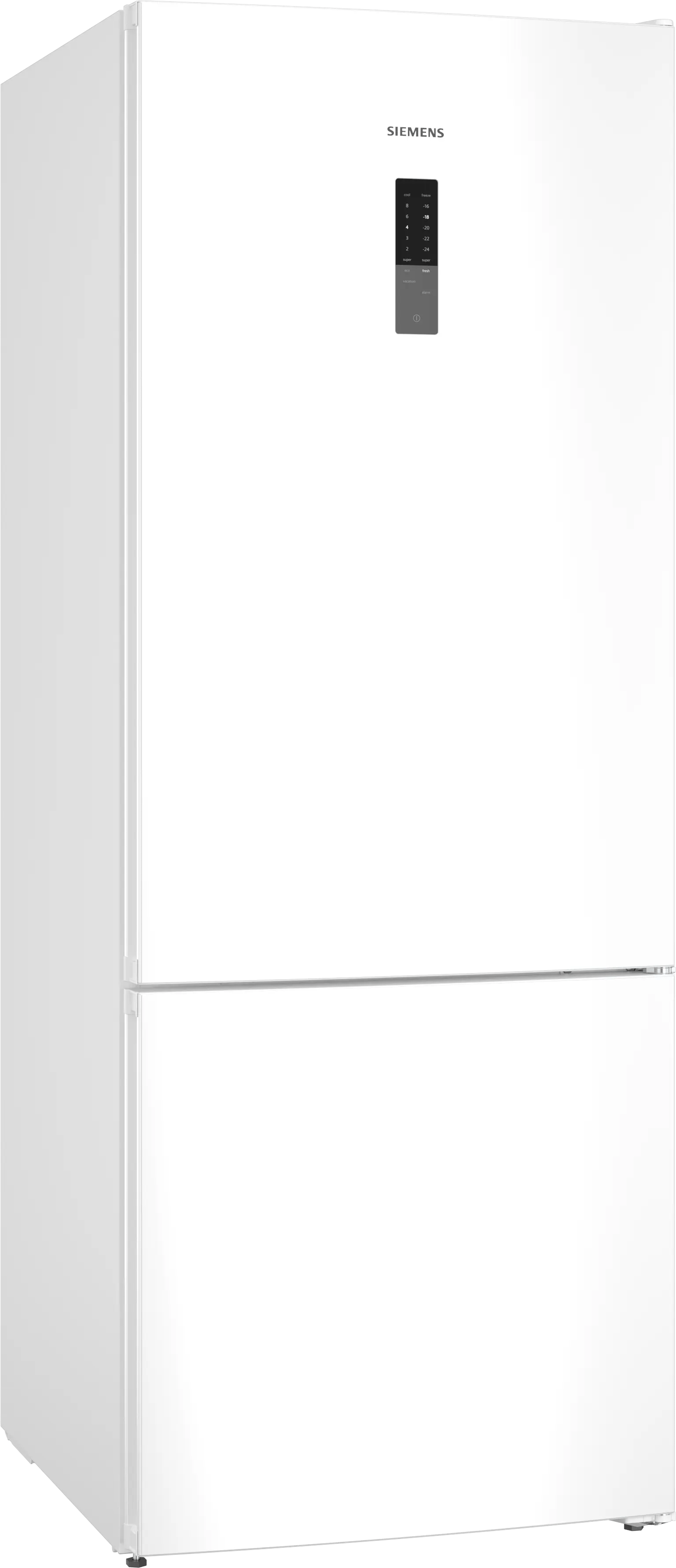 SIEMENS iQ300 Alttan Donduruculu Buzdolabı 186 x 70 cm Beyaz, Total noFrost KG55NCWE0N