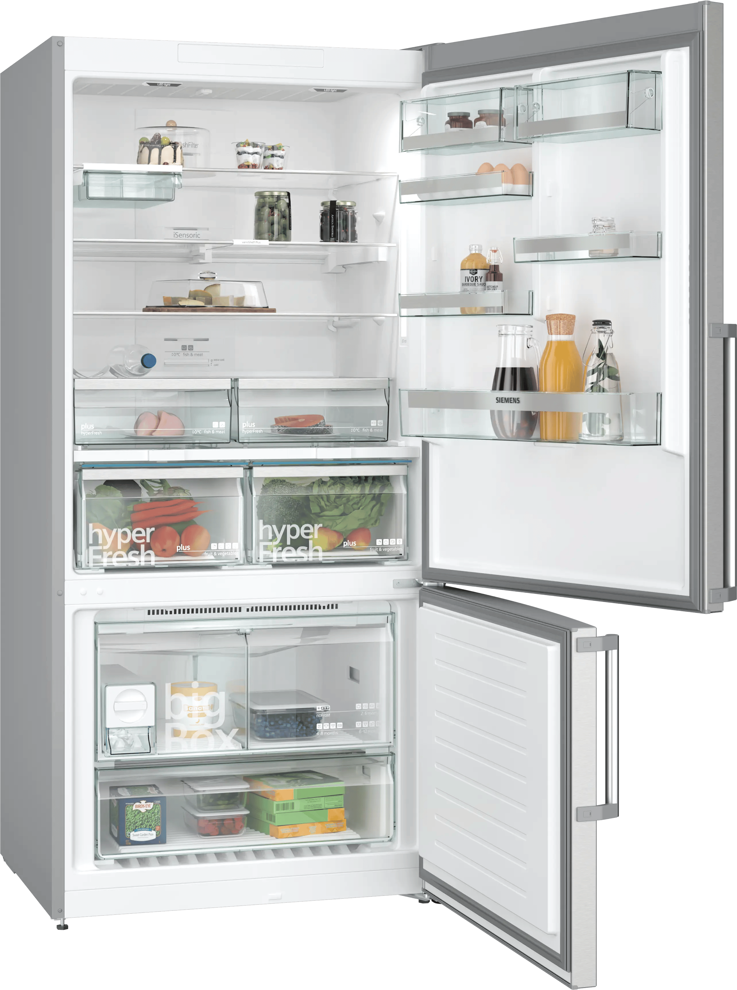 SIEMENS iQ500 Alttan Donduruculu Buzdolabı 186 x 86 cm Paslanmaz çelik KG86NAID2N - görsel 2