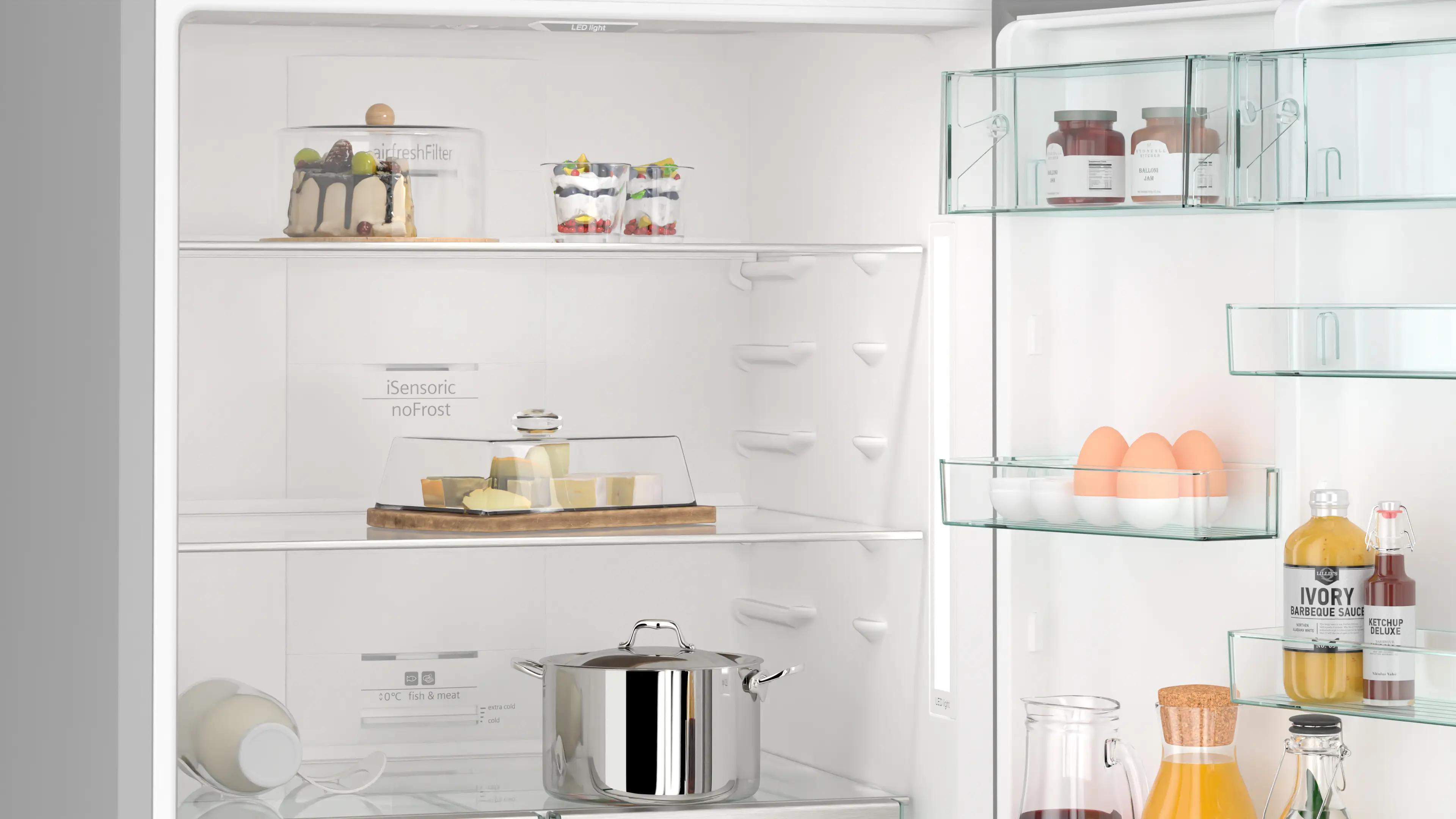 SIEMENS iQ500 Alttan Donduruculu Buzdolabı 186 x 75 cm Paslanmaz çelik KG76NCIE0N - görsel 4
