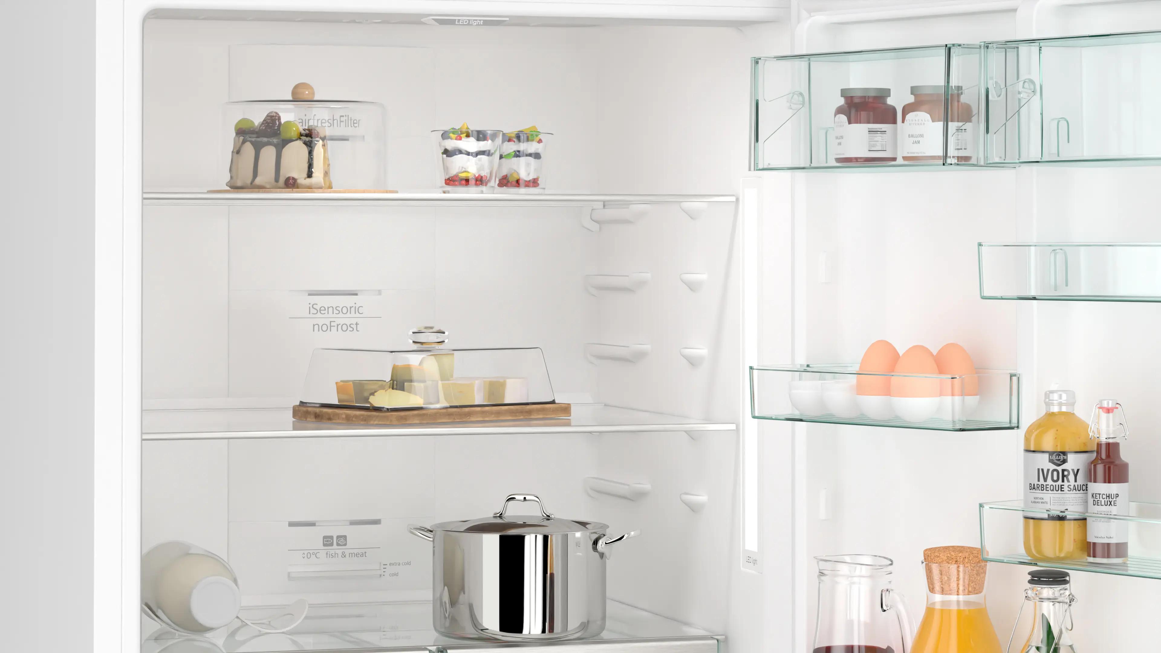 SIEMENS iQ500 Alttan Donduruculu Buzdolabı 186 x 75 cm Beyaz, Total noFrost KG76NCWE0N - görsel 3