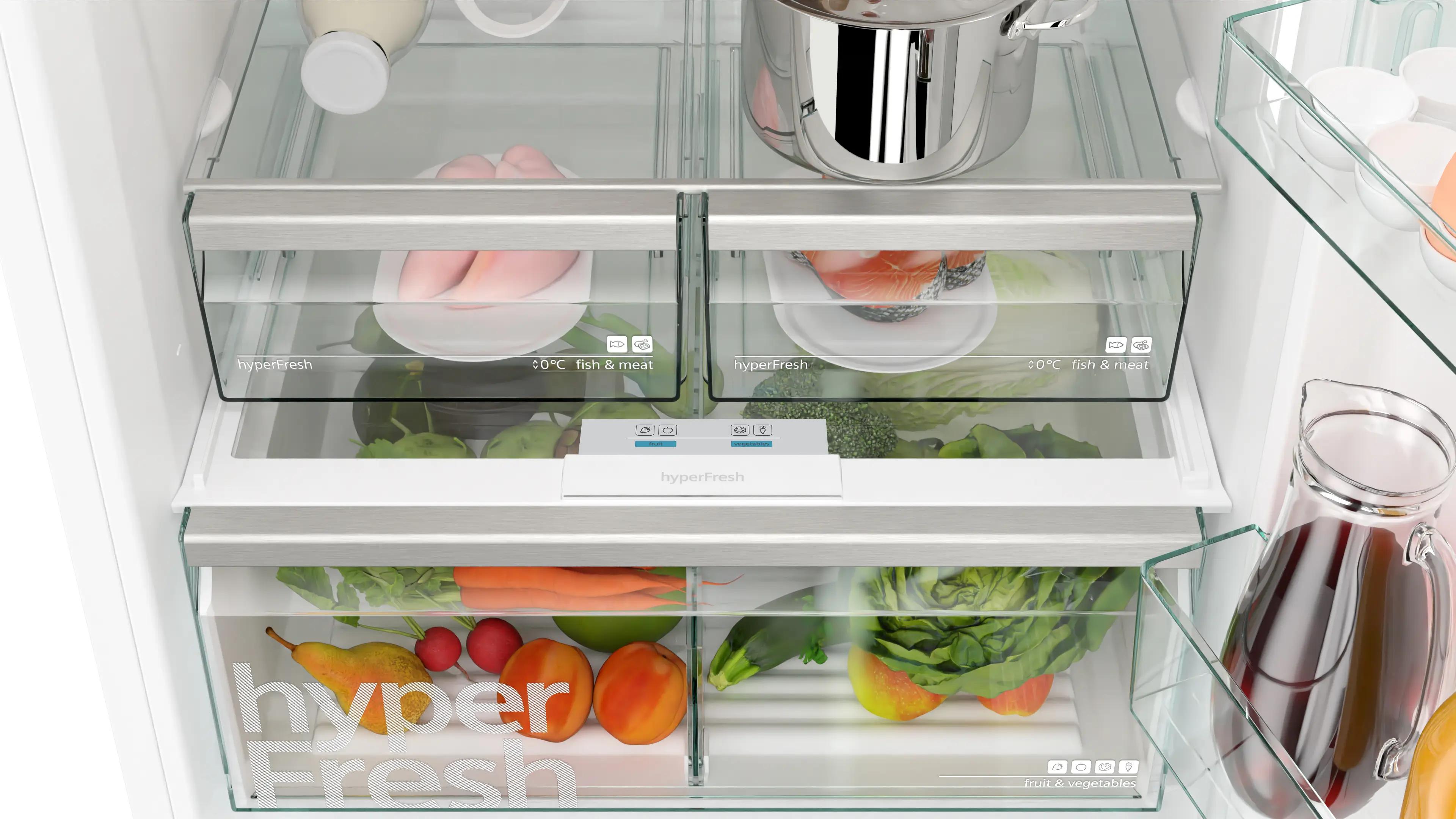 SIEMENS iQ500 Alttan Donduruculu Buzdolabı 186 x 75 cm Beyaz, Total noFrost KG76NCWE0N - görsel 5