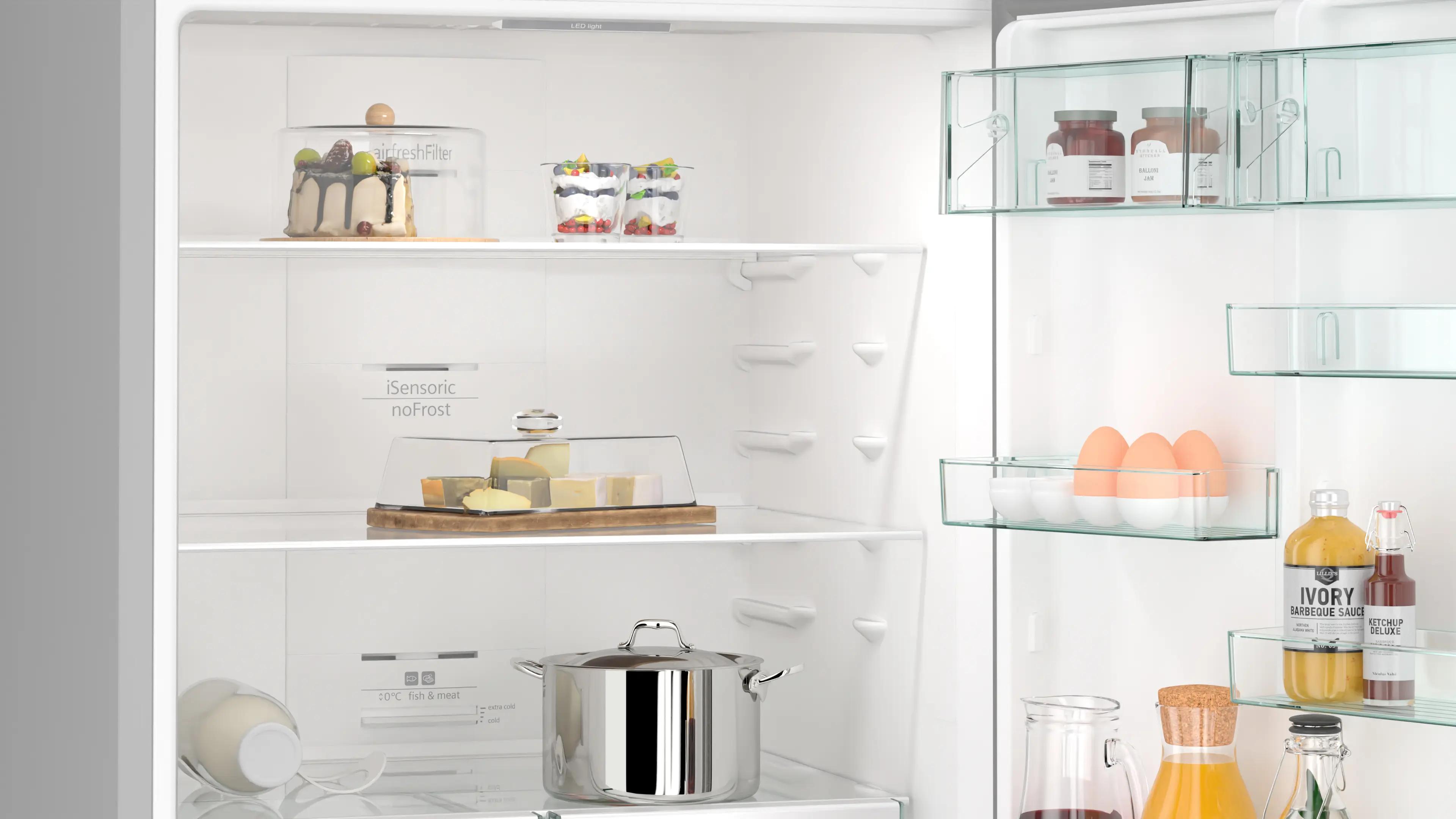 SIEMENS iQ300 Alttan Donduruculu Buzdolabı 186 x 75 cm Paslanmaz çelik KG76NVIE0N - görsel 3
