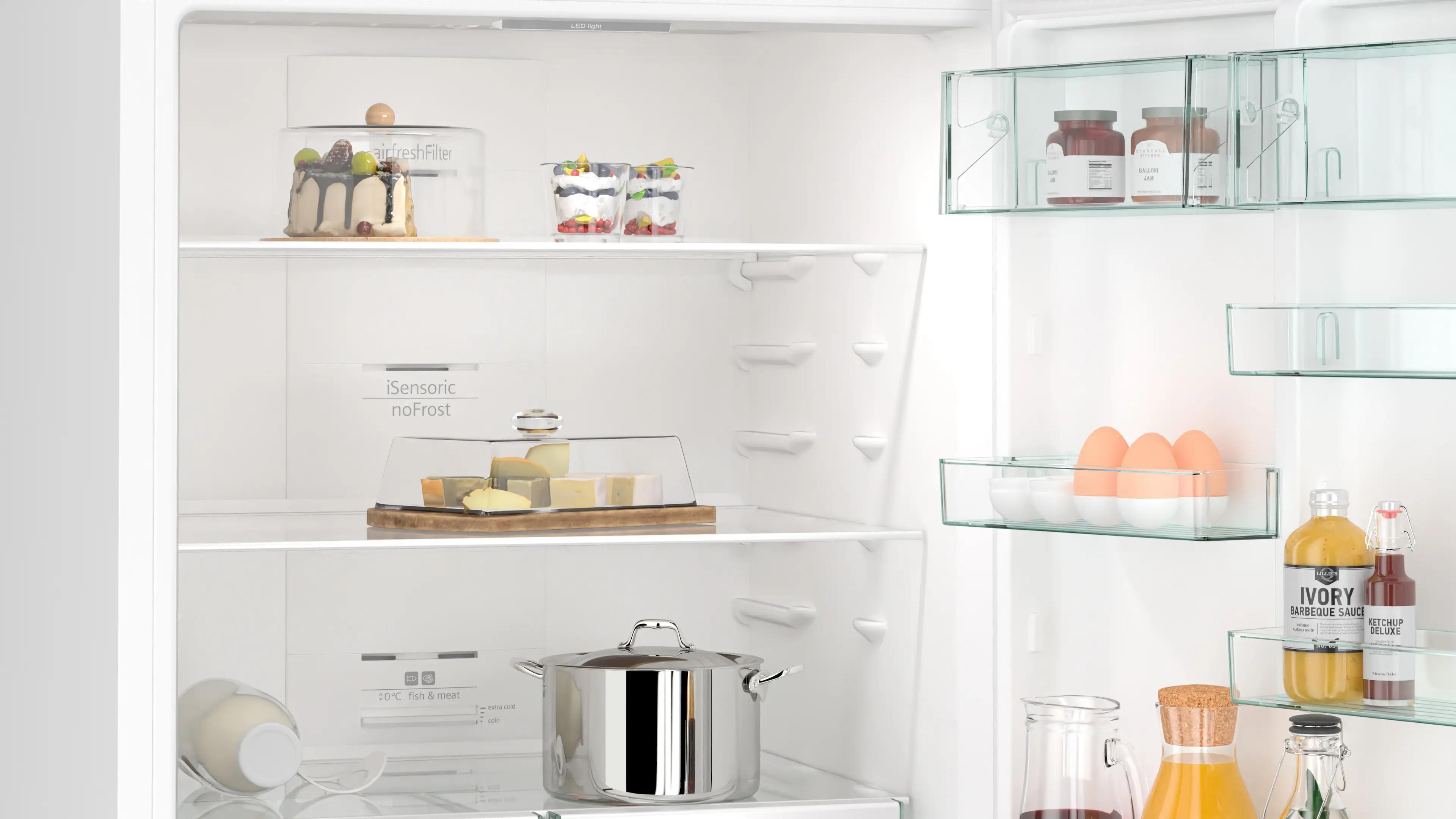 SIEMENS iQ300 Alttan Donduruculu Buzdolabı 186 x 75 cm Beyaz, Total noFrost KG76NVWE0N - görsel 3