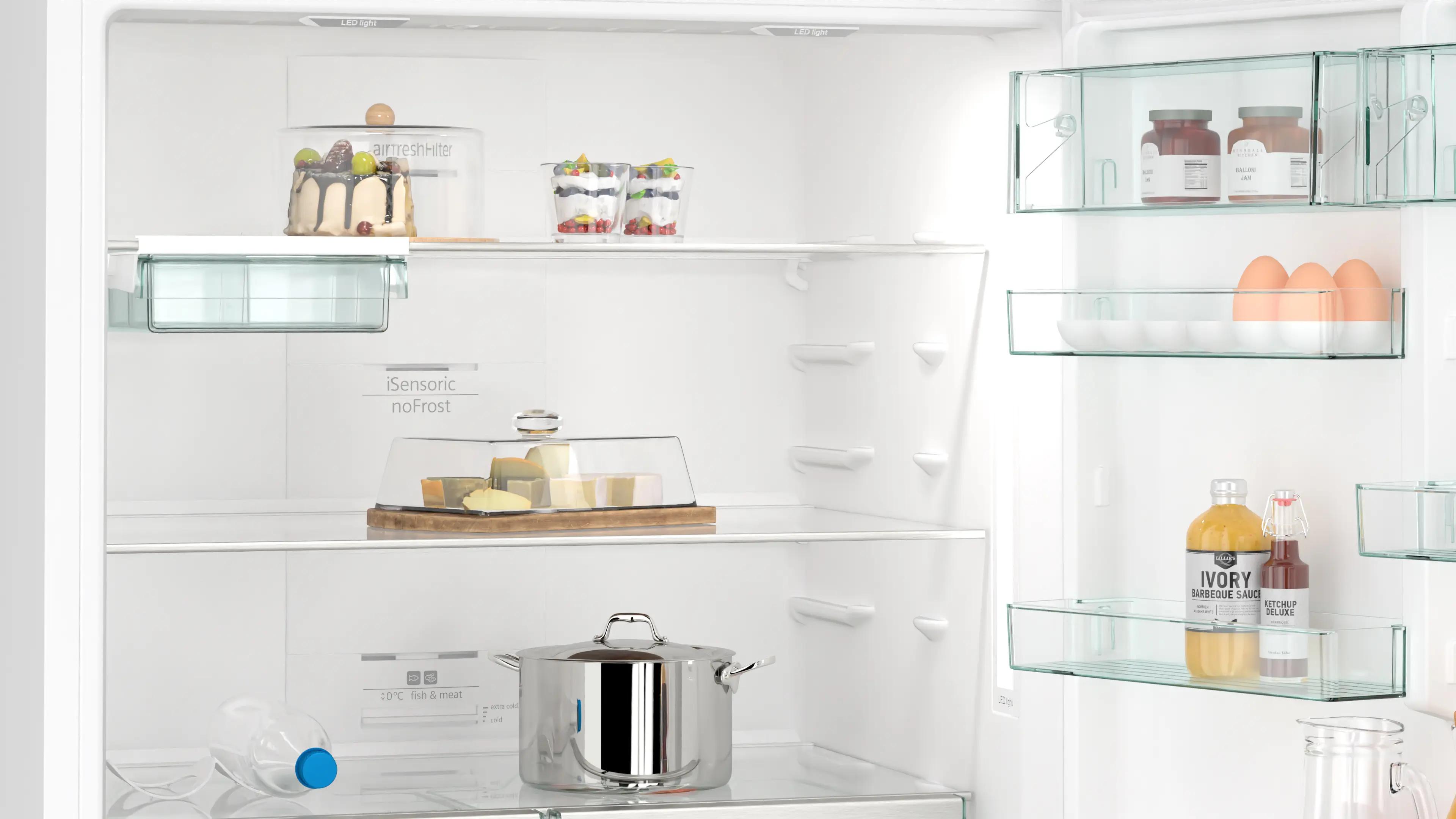 SIEMENS iQ500 Alttan Donduruculu Buzdolabı 186 x 86 cm Beyaz, Total noFrost KG86NCWE0N - görsel 4