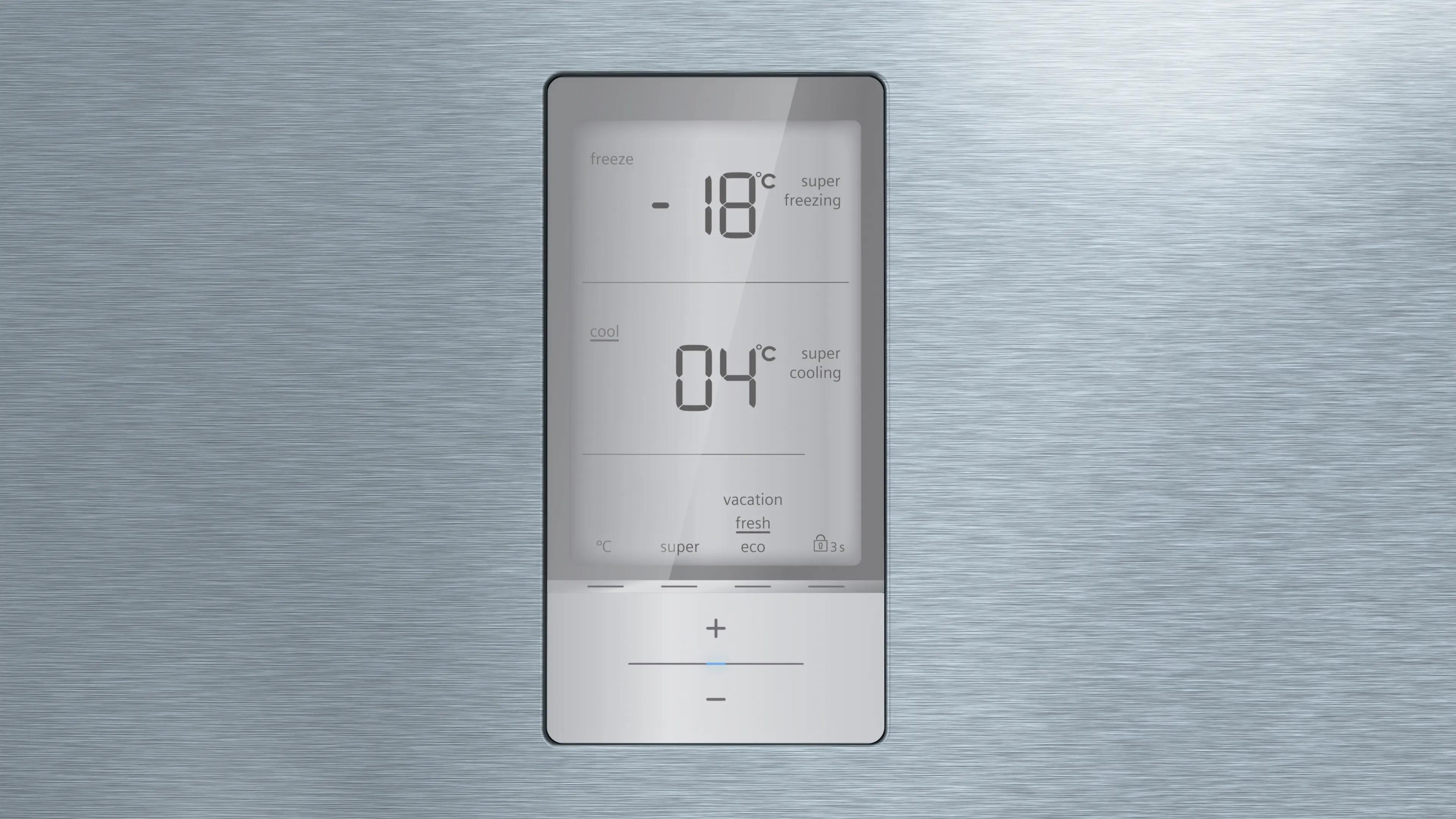 SIEMENS iQ500 Alttan Donduruculu Buzdolabı 186 x 86 cm Paslanmaz çelik KG86NAID2N - görsel 3