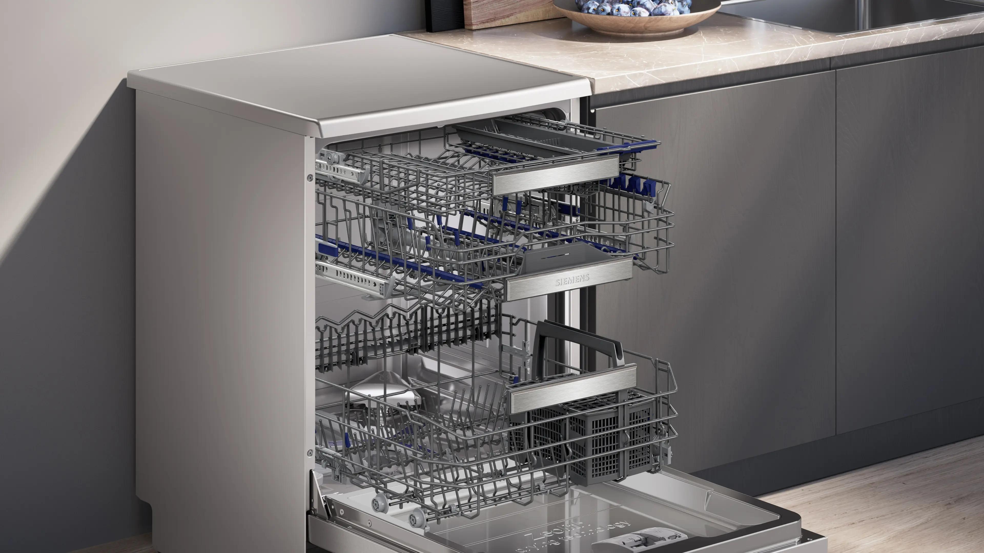 SIEMENS iQ700 Solo Bulaşık Makinesi 60 cm Kolay Temizlenebilir Inox SN27YI82DT - görsel 8