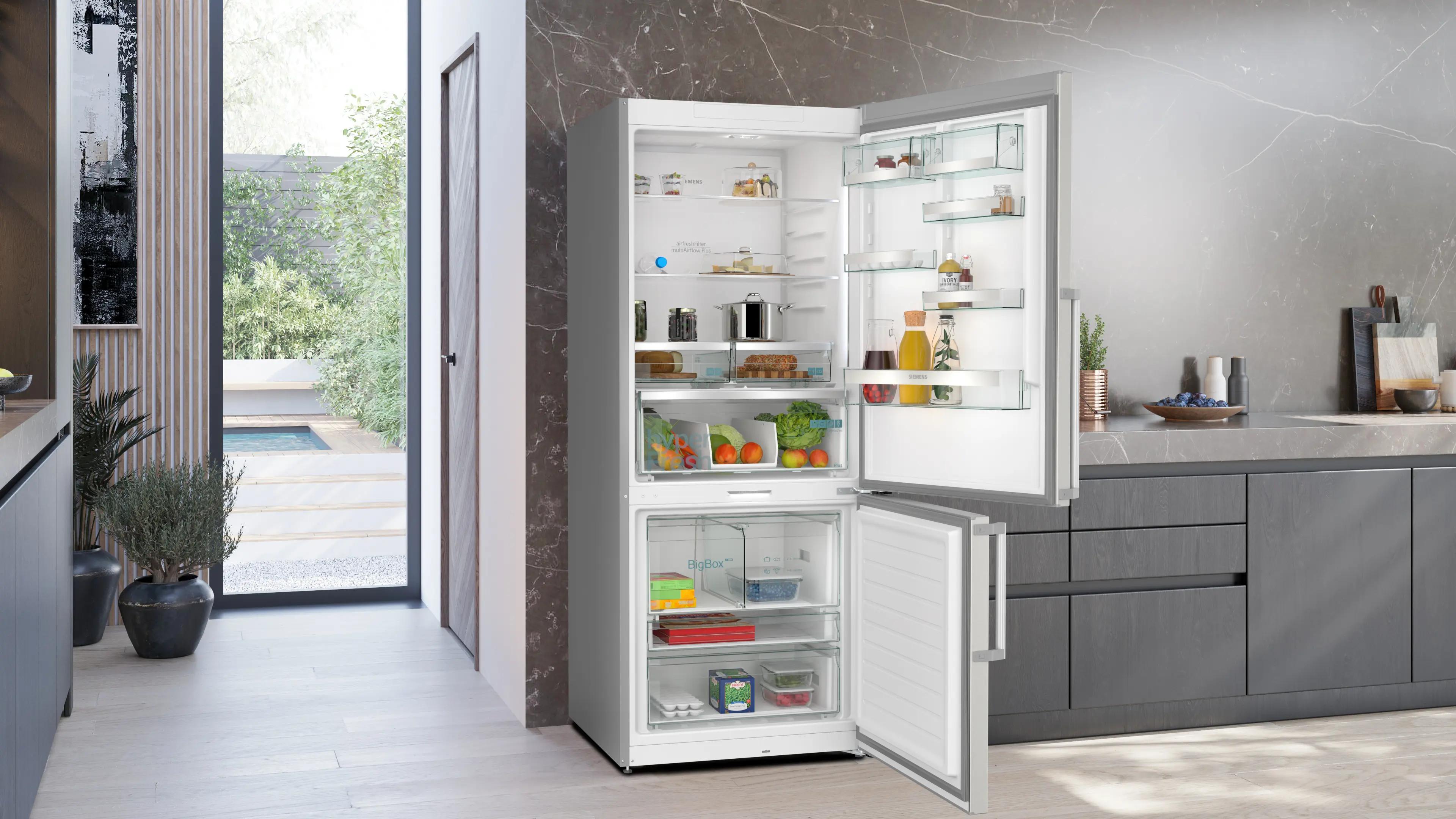 SIEMENS iQ700 Alttan Donduruculu Buzdolabı 186 x 75 cm Paslanmaz çelik KG76PAIC0N - görsel 2