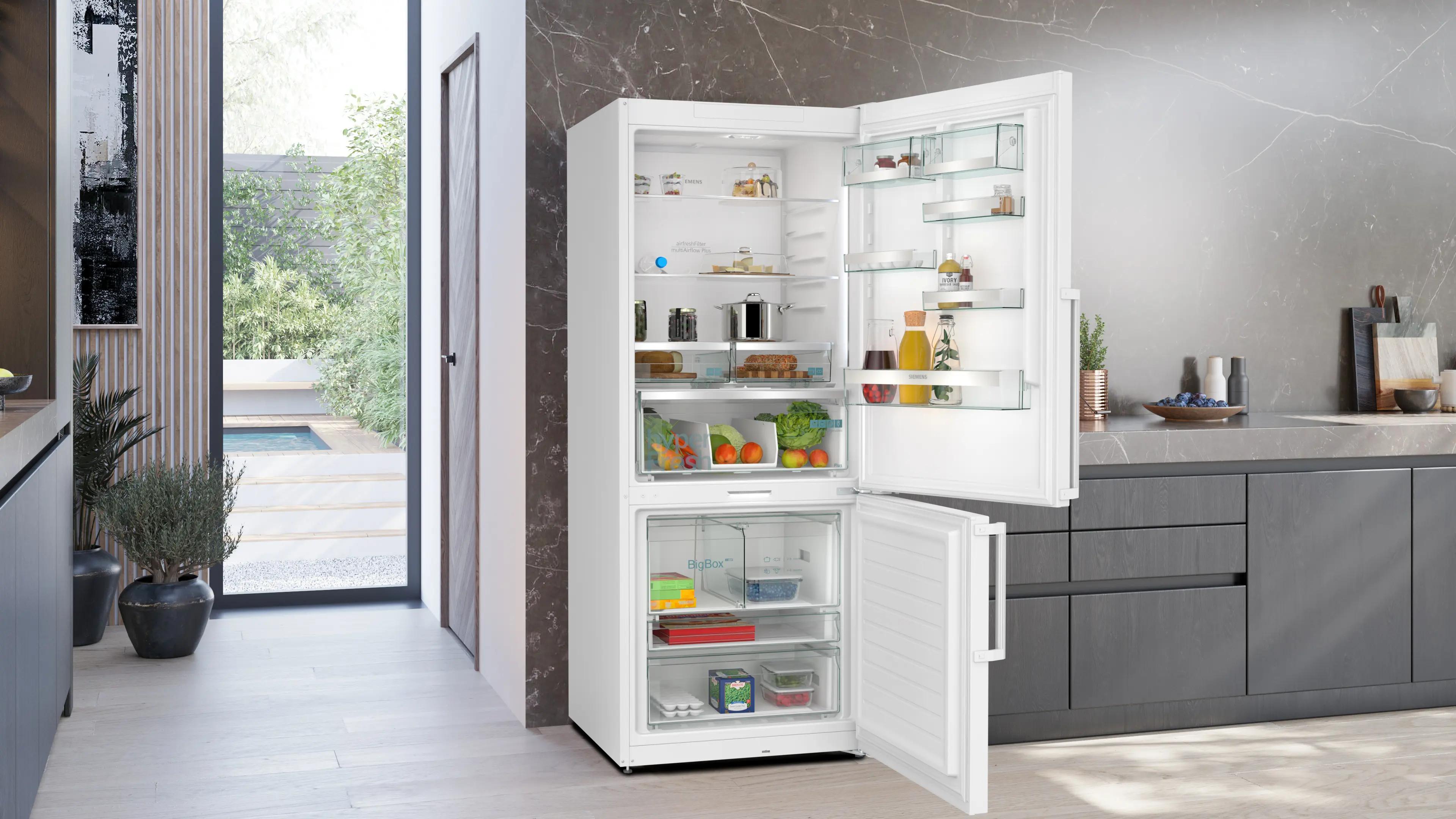 SIEMENS iQ700 Alttan Donduruculu Buzdolabı 186 x 75 cm Beyaz, Total noFrost KG76PAWC0N - görsel 2