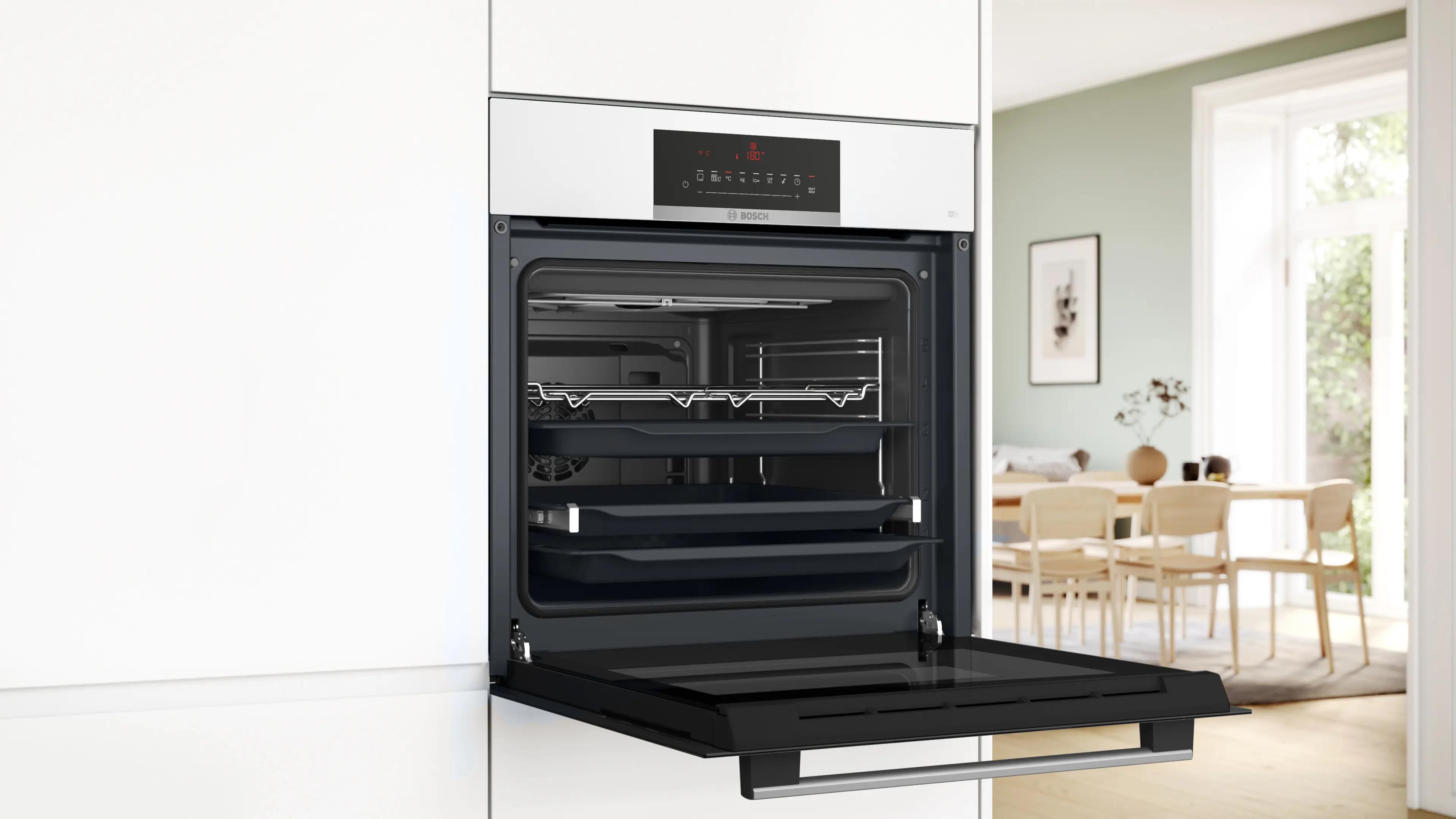 Bosch Serie 6 Ankastre Fırın 60 x 60 cm Beyaz HBJ559EW6T - görsel 3