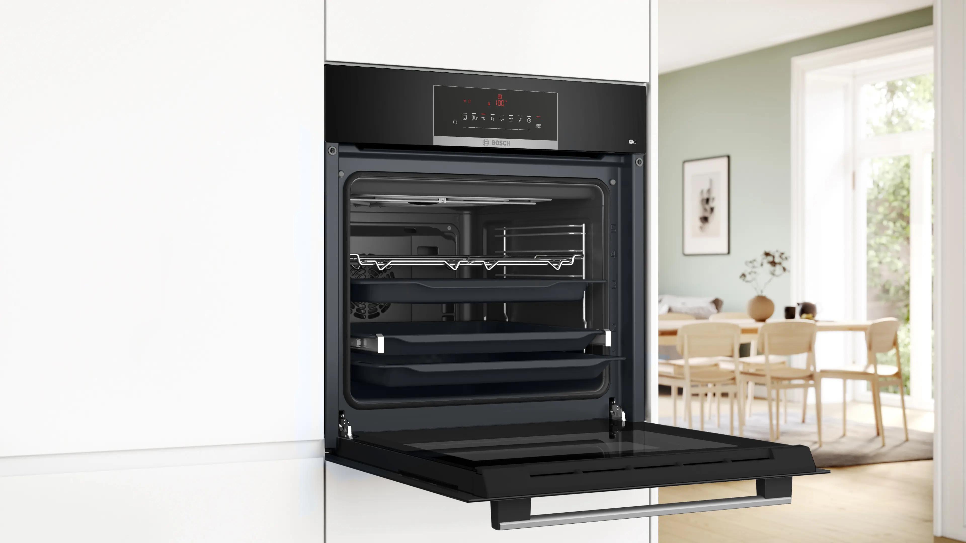 Bosch Serie 6 Ankastre Fırın 60 x 60 cm Siyah HBJ559EB6T - görsel 3