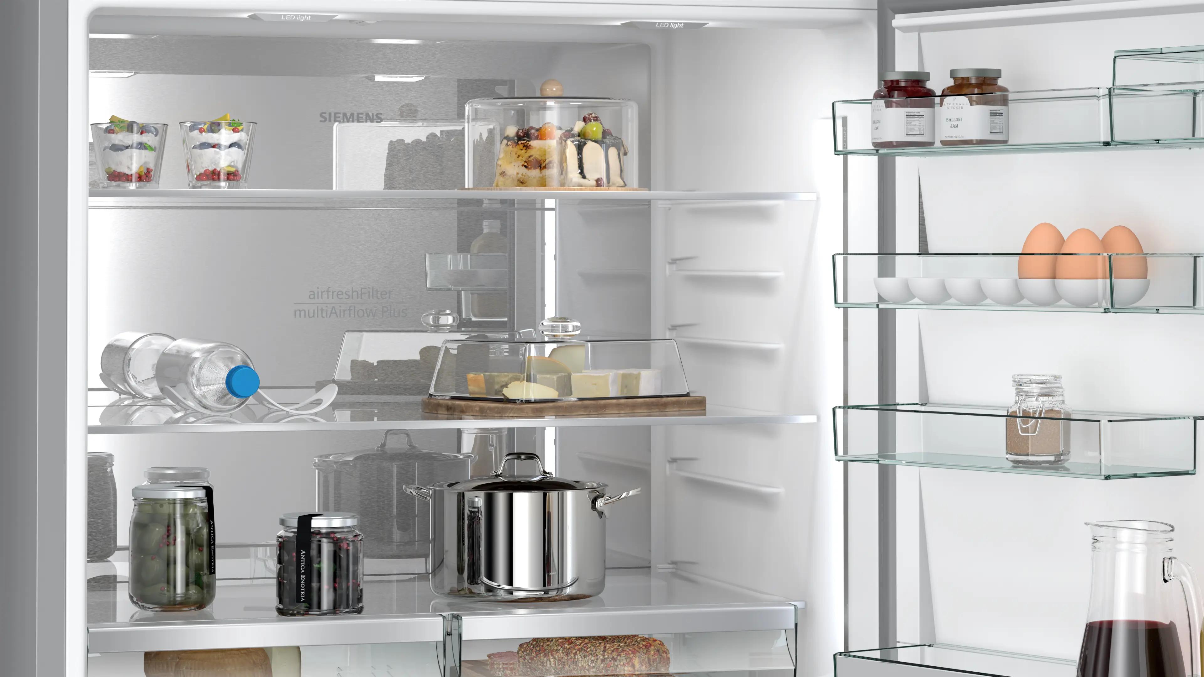 SIEMENS iQ700 Alttan Donduruculu Buzdolabı 186 x 86 cm Paslanmaz çelik KG86PFIC0N - görsel 4