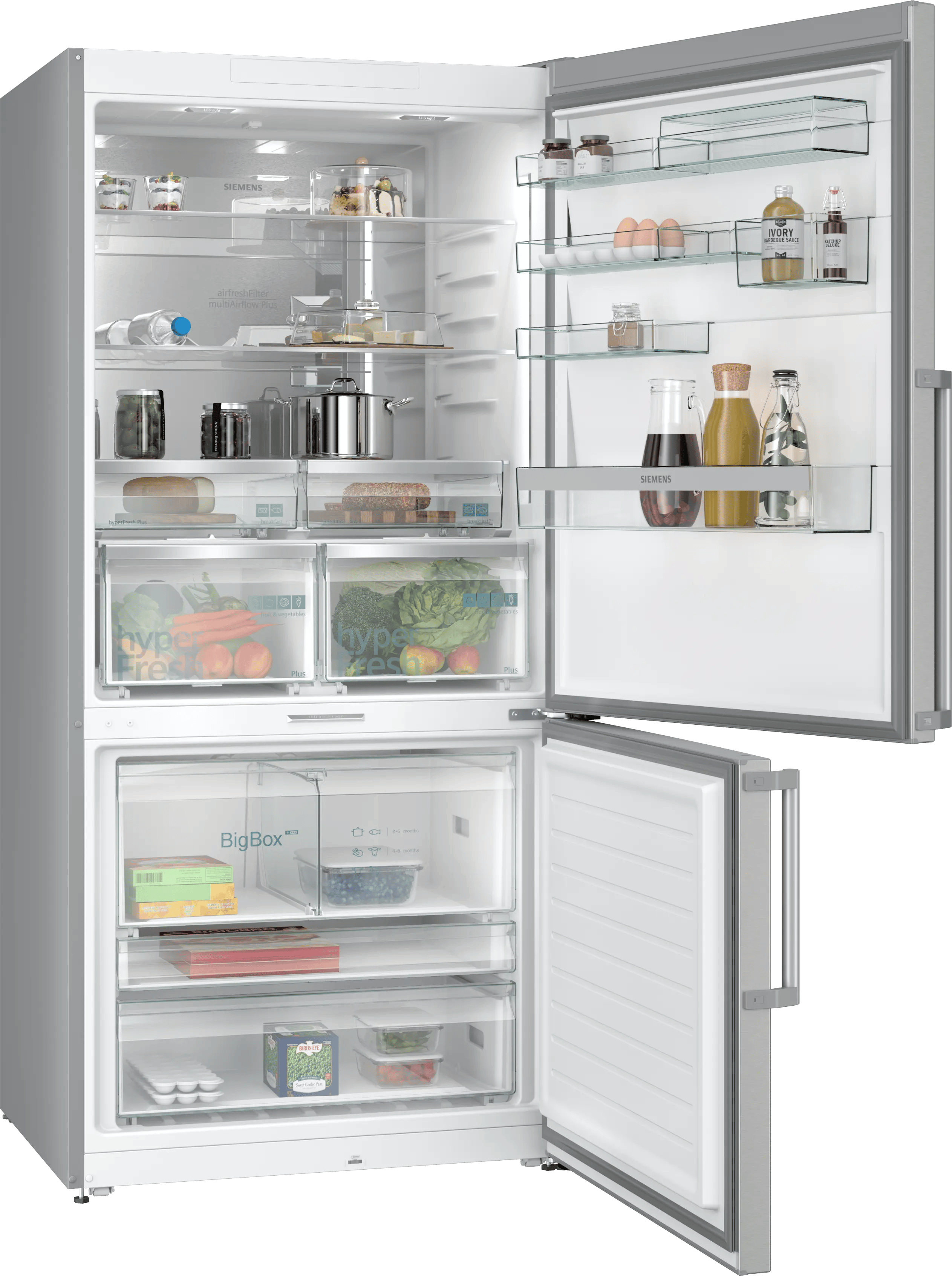 SIEMENS iQ700 Alttan Donduruculu Buzdolabı 186 x 86 cm Paslanmaz çelik KG86PFIC0N - görsel 2