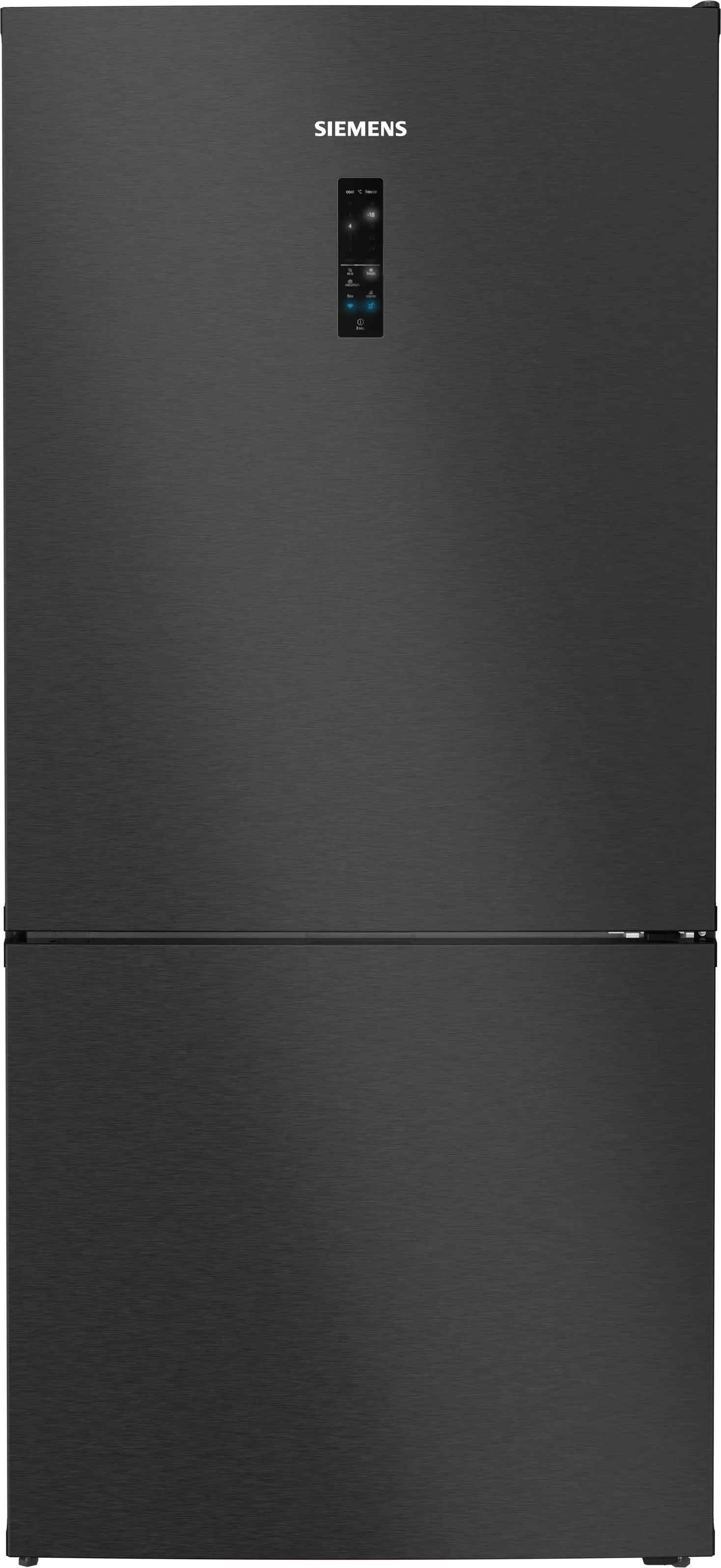 SIEMENS iQ700 Alttan Donduruculu Buzdolabı 186 x 86 cm BlackSteel KG86PAXB0N