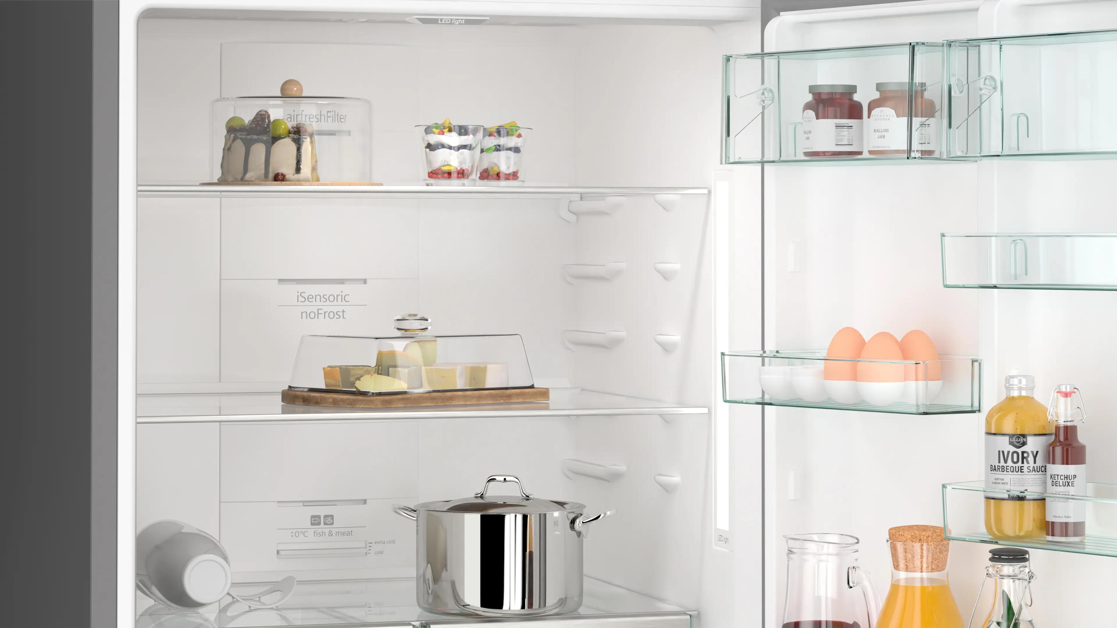 SIEMENS iQ500 Alttan Donduruculu Buzdolabı 186 x 75 cm BlackSteel KG76NCXE0N - görsel 3