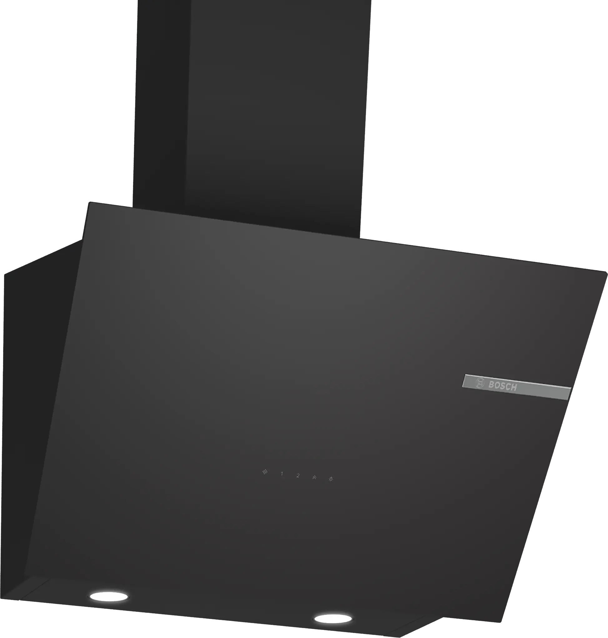 Bosch Serie 4 Duvar Tipi Davlumbaz 60 cm Siyah Cam, Siyah DWK66PJ60T