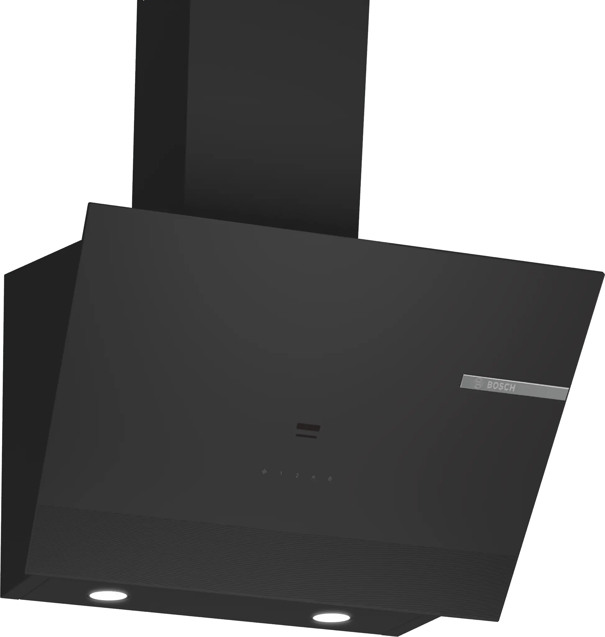 Bosch Serie 6 Duvar Tipi Davlumbaz 60 cm Siyah Cam, Siyah DWK67PJ60T