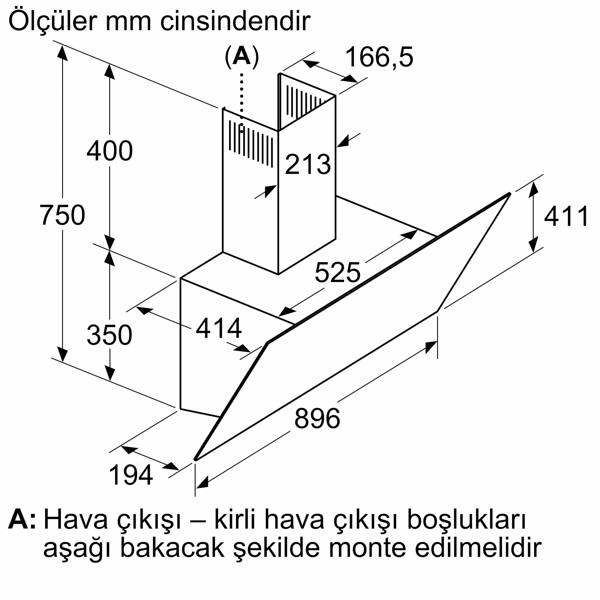 Bosch Serie 6 Duvar Tipi Davlumbaz 90 cm Beyaz Cam Yüzey, Beyaz DWK97PJ20T - görsel 6