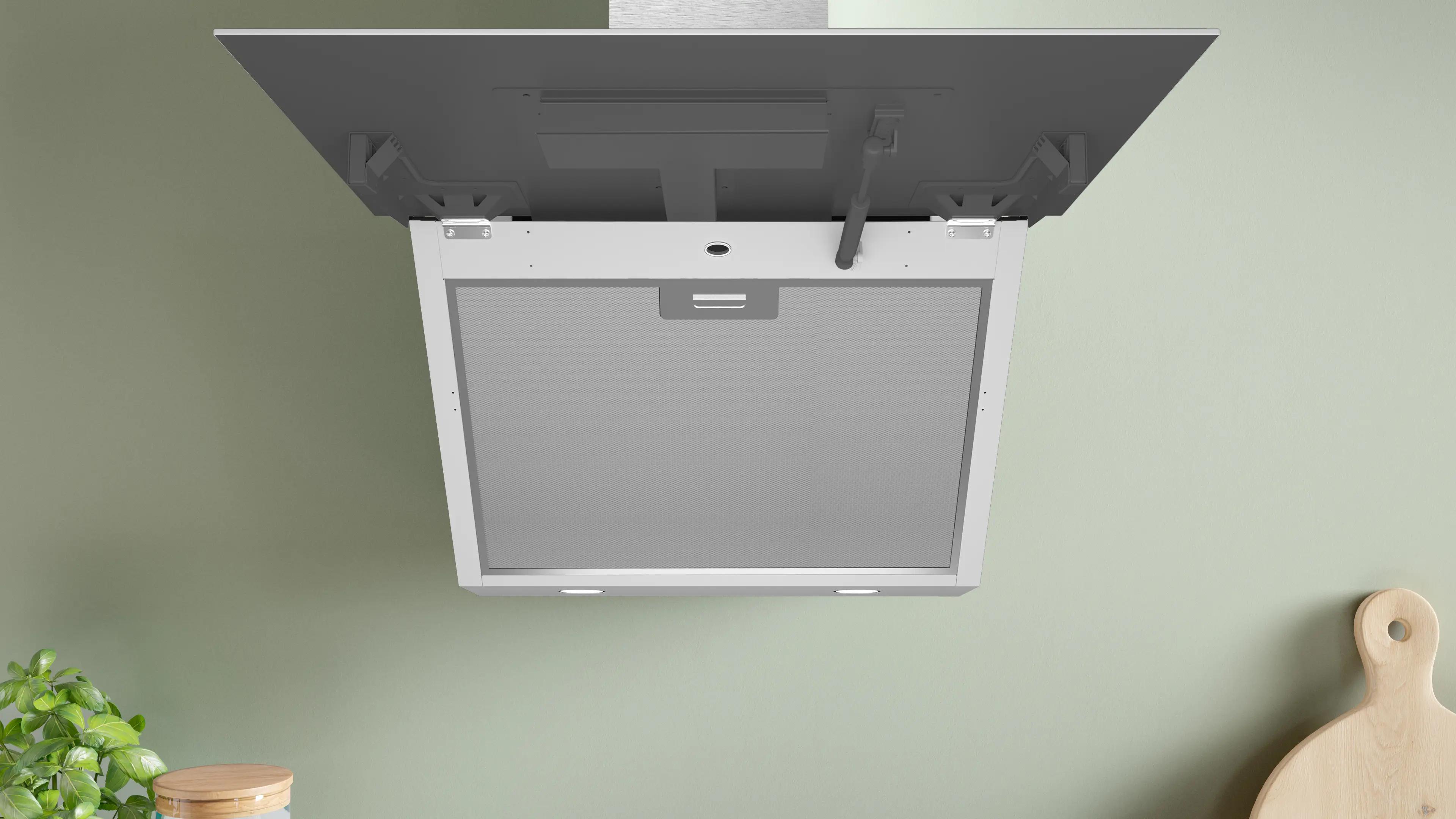 Bosch Serie 4 Duvar Tipi Davlumbaz 60 cm Beyaz Cam Yüzey, Beyaz DWK66PJ20T - görsel 4