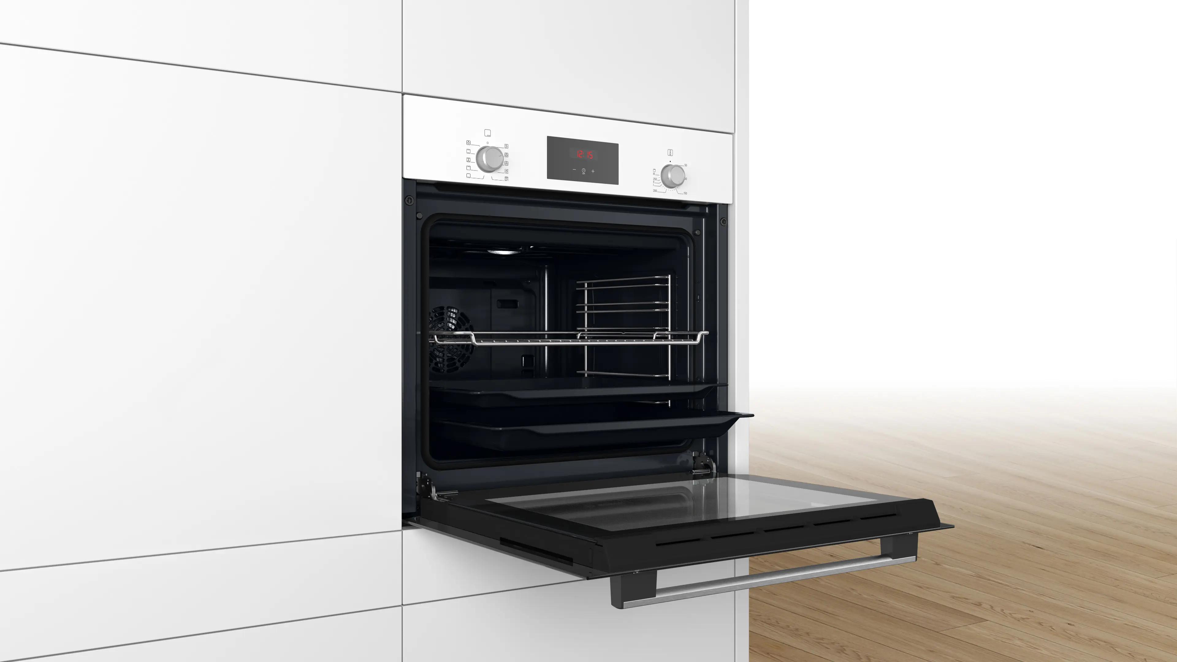 Bosch Serie 2 Ankastre Fırın 60 x 60 cm Beyaz HBF512BW1T - görsel 4