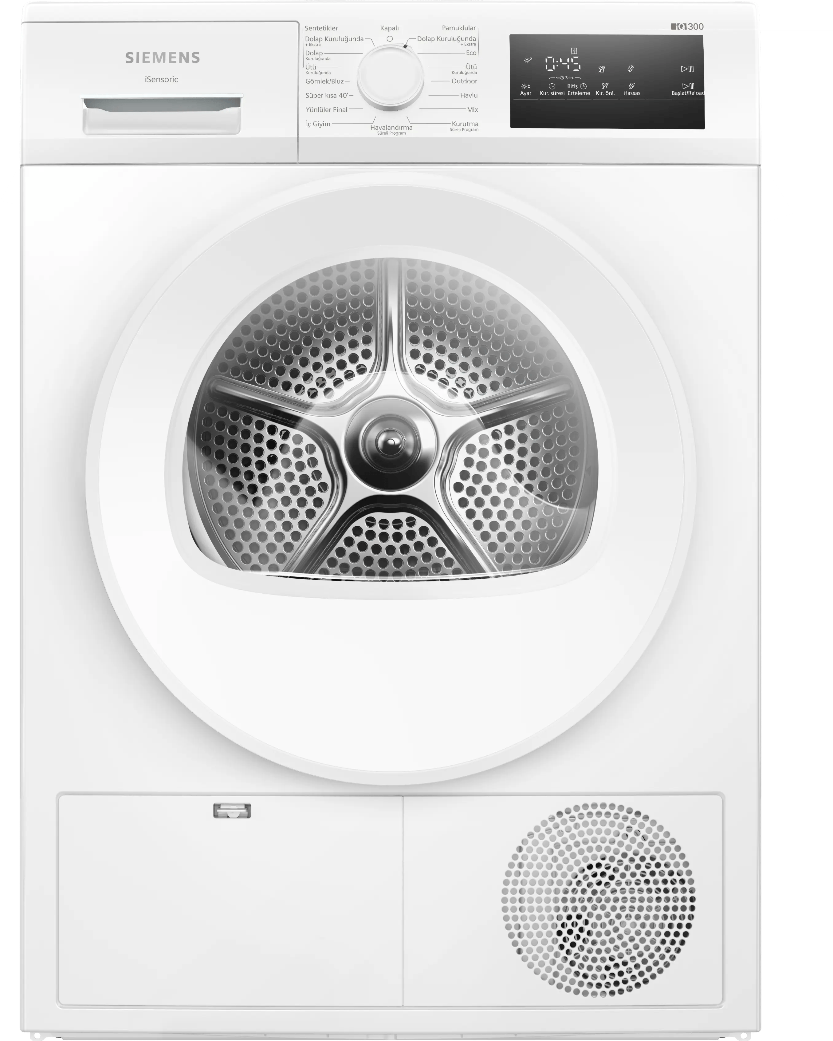 SIEMENS iQ300 Isı Pompalı Kurutma Makinesi 8 kg WT00H201TR