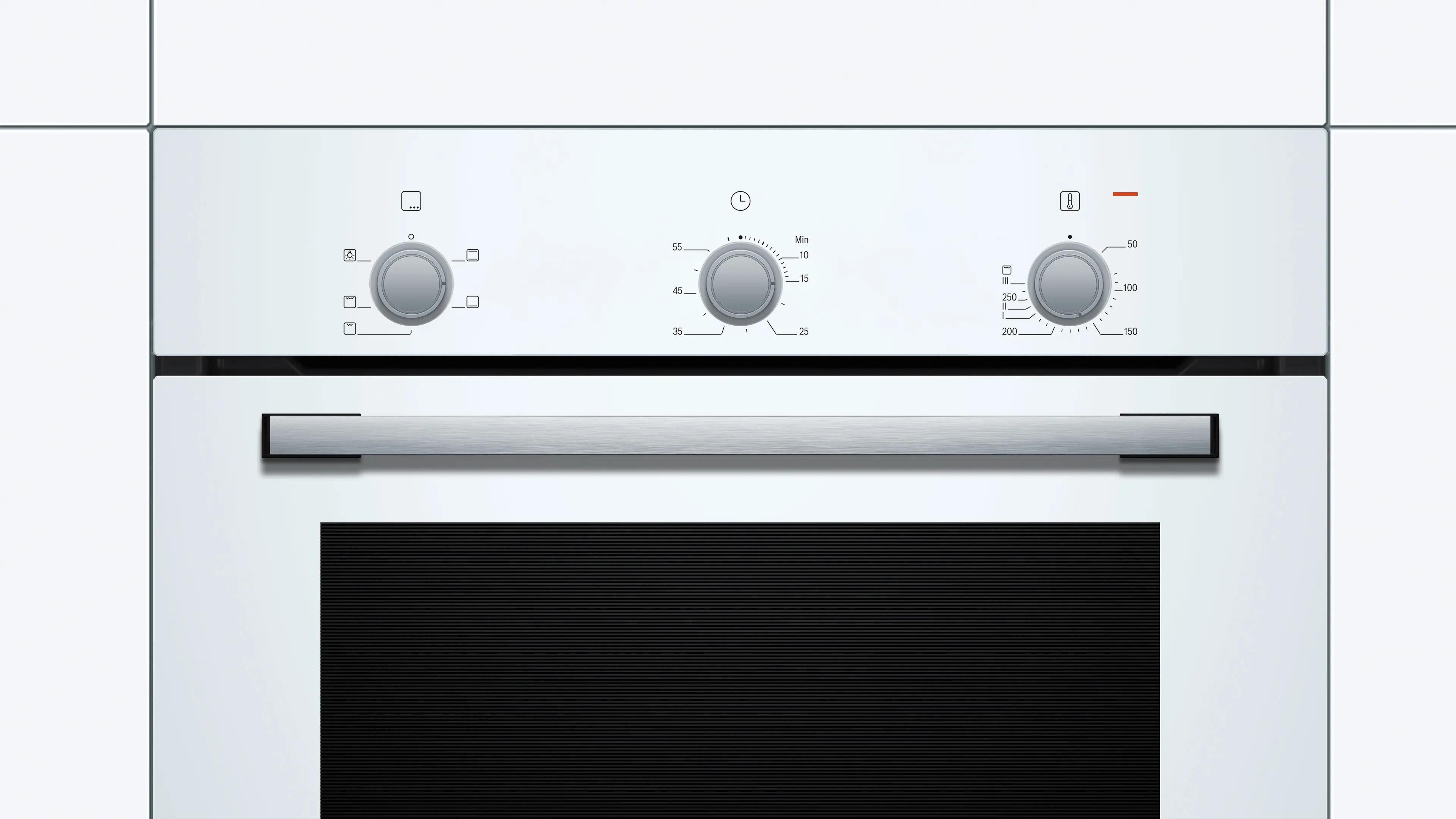 Bosch Serie 2 Ankastre Fırın 60 x 60 cm Beyaz HBF011BV1T - görsel 2