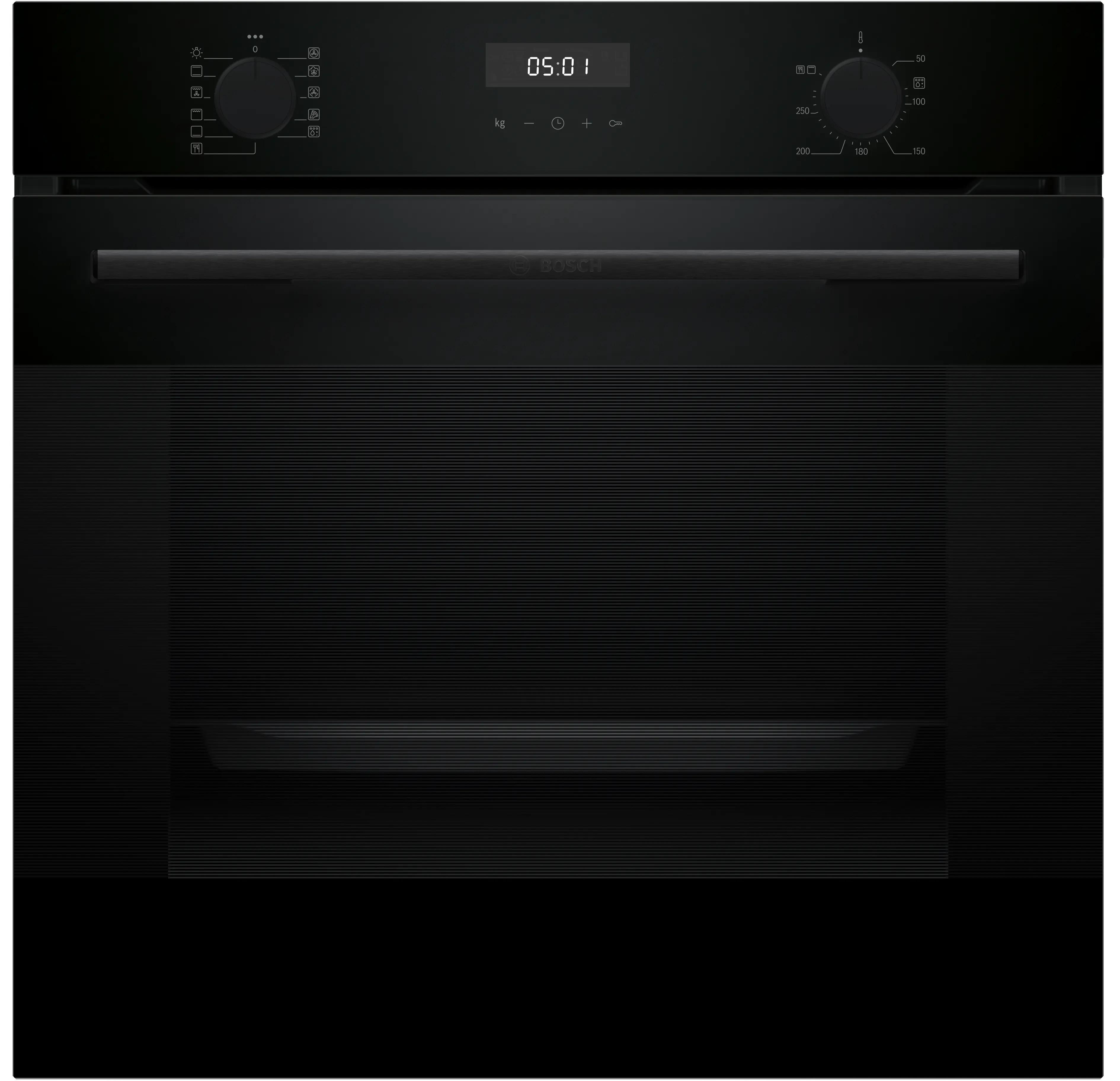 Bosch Serie 4 Buhar Destekli Ankastre Fırın 60 x 60 cm Siyah HUA717BA0T