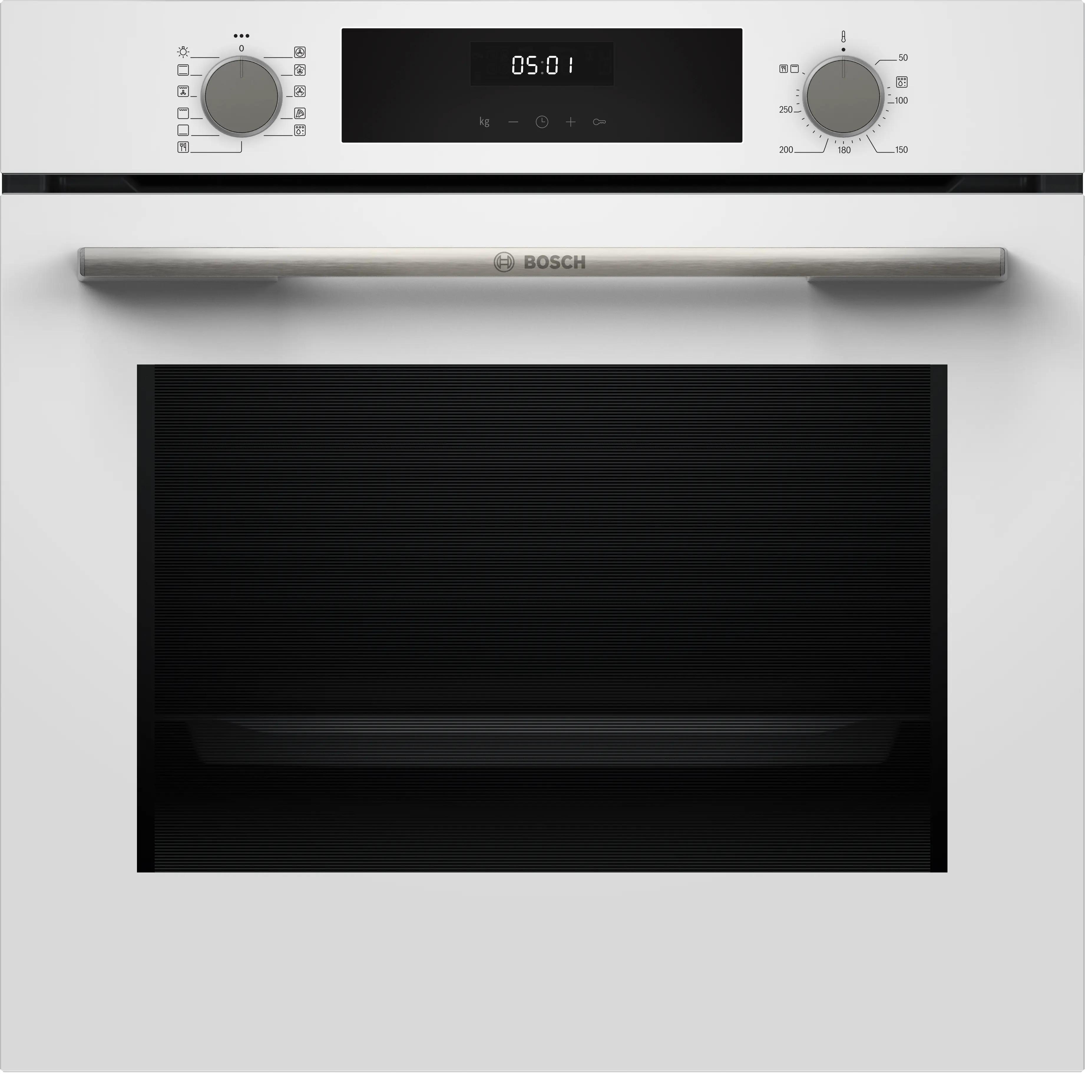 Bosch Serie 4 Buhar Destekli Ankastre Fırın 60 x 60 cm Beyaz HUA717BV0T