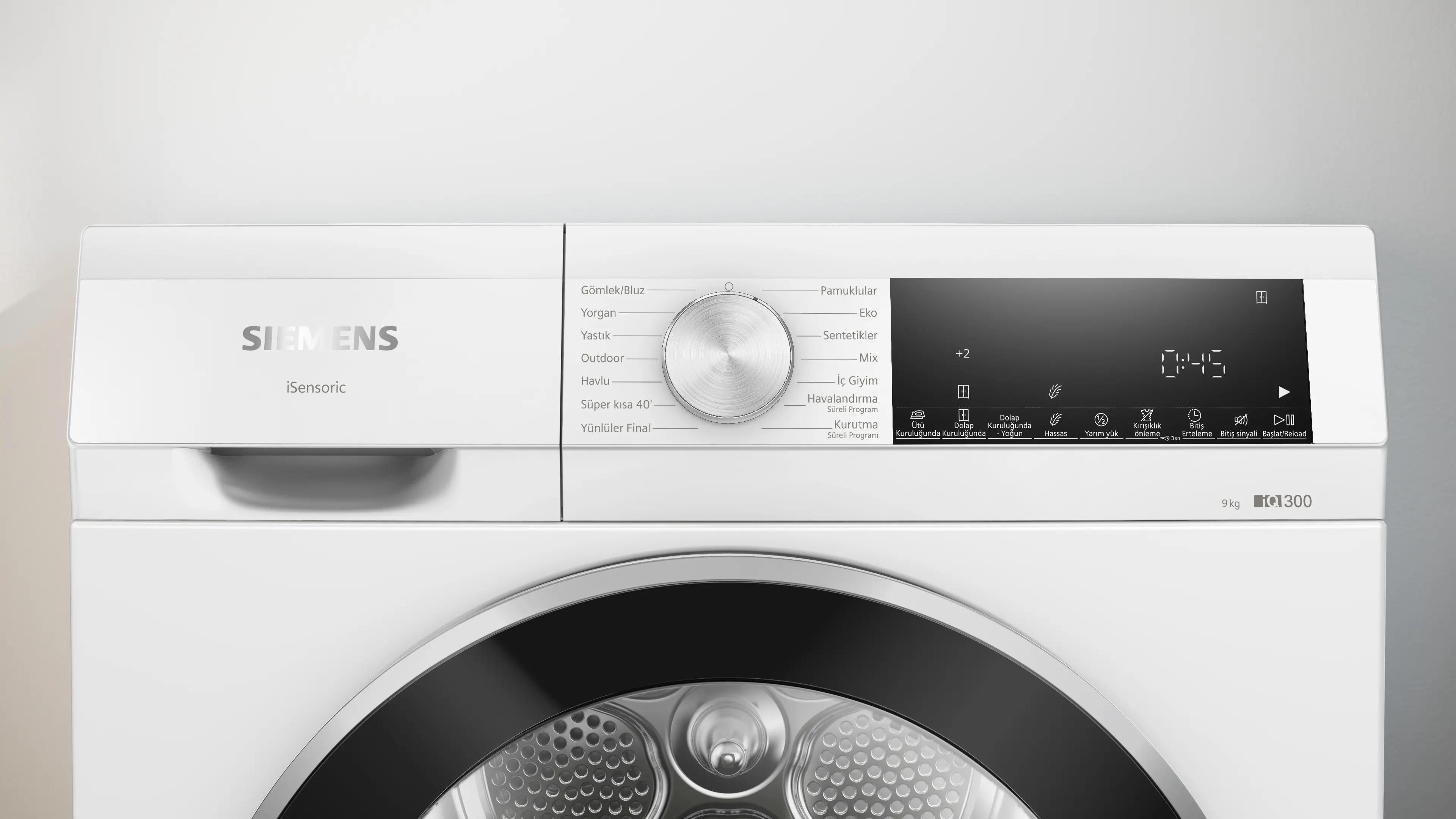 SIEMENS iQ300 Isı Pompalı Kurutma Makinesi 9 kg WQ42A201TR - görsel 2