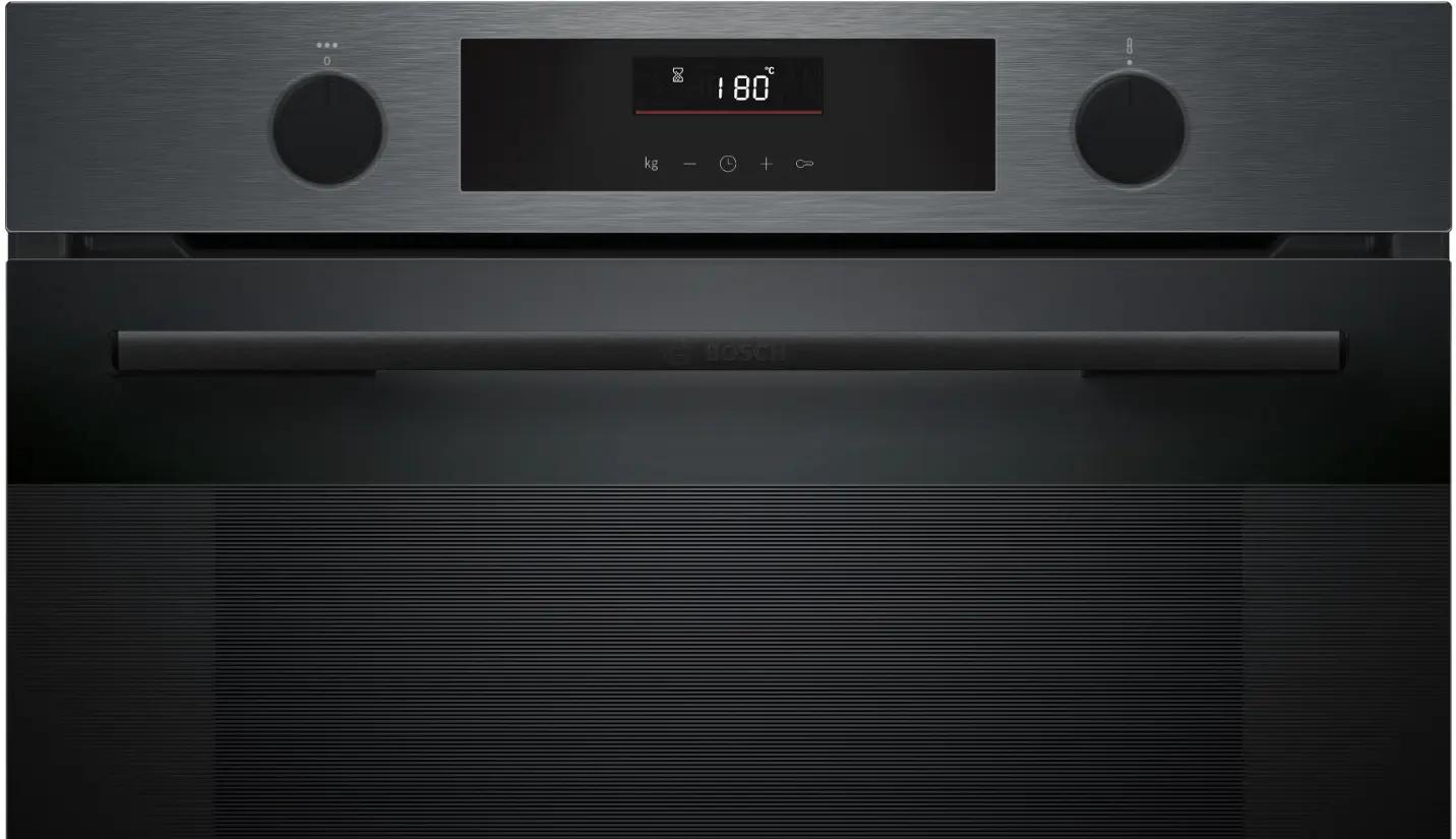 Bosch Serie 4 Buhar Destekli Ankastre Fırın 60 x 60 cm Black Inox HUA736EG0T - görsel 2