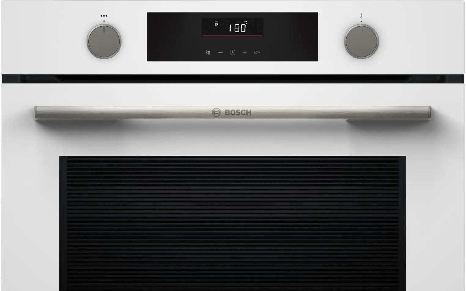 Bosch Serie 4 Buhar Destekli Ankastre Fırın 60 x 60 cm Beyaz HUA736EV0T - görsel 2