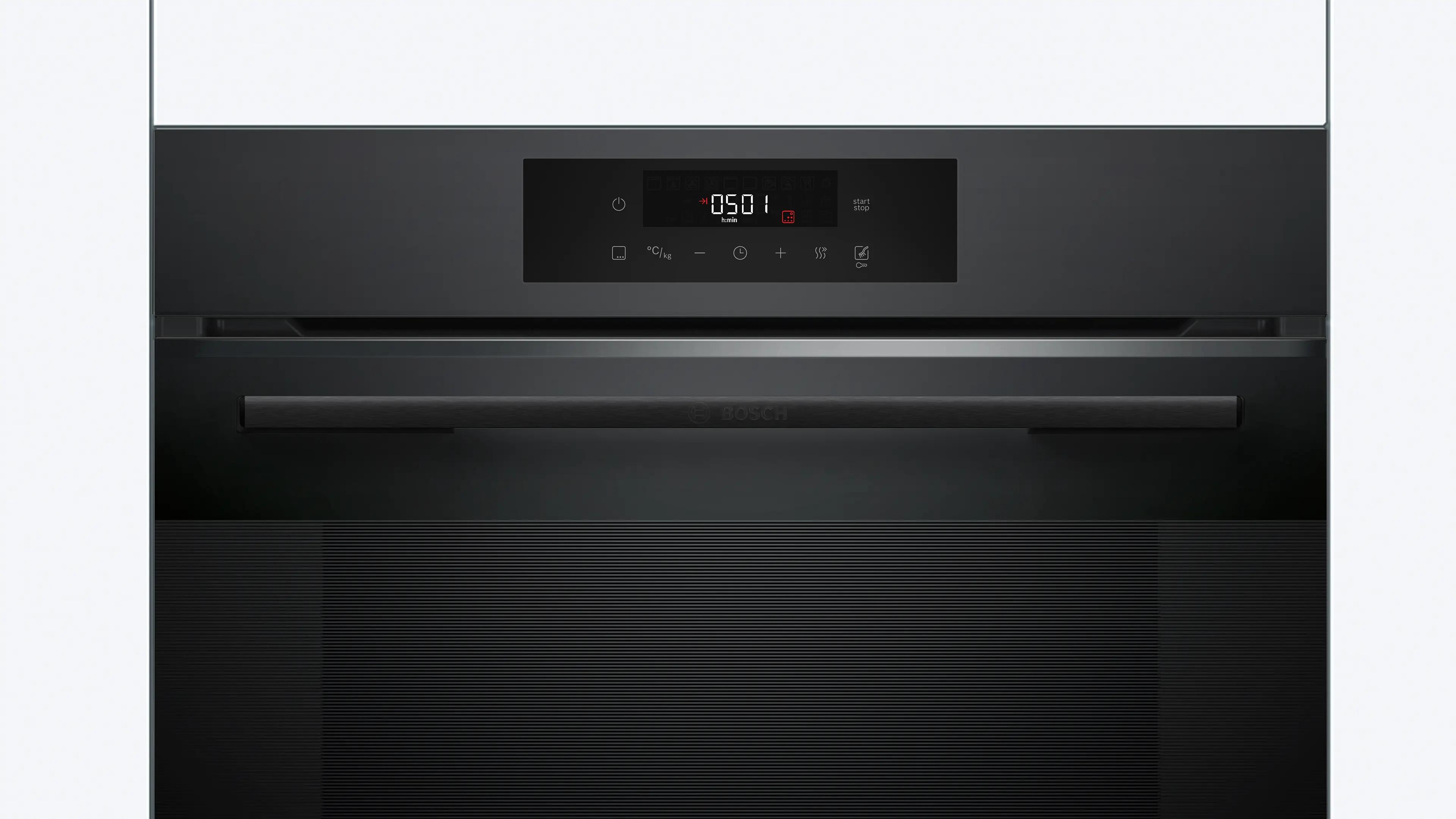 Bosch Serie 6 Ankastre Fırın 60 x 60 cm Mat siyah HJG852YT0T - görsel 2