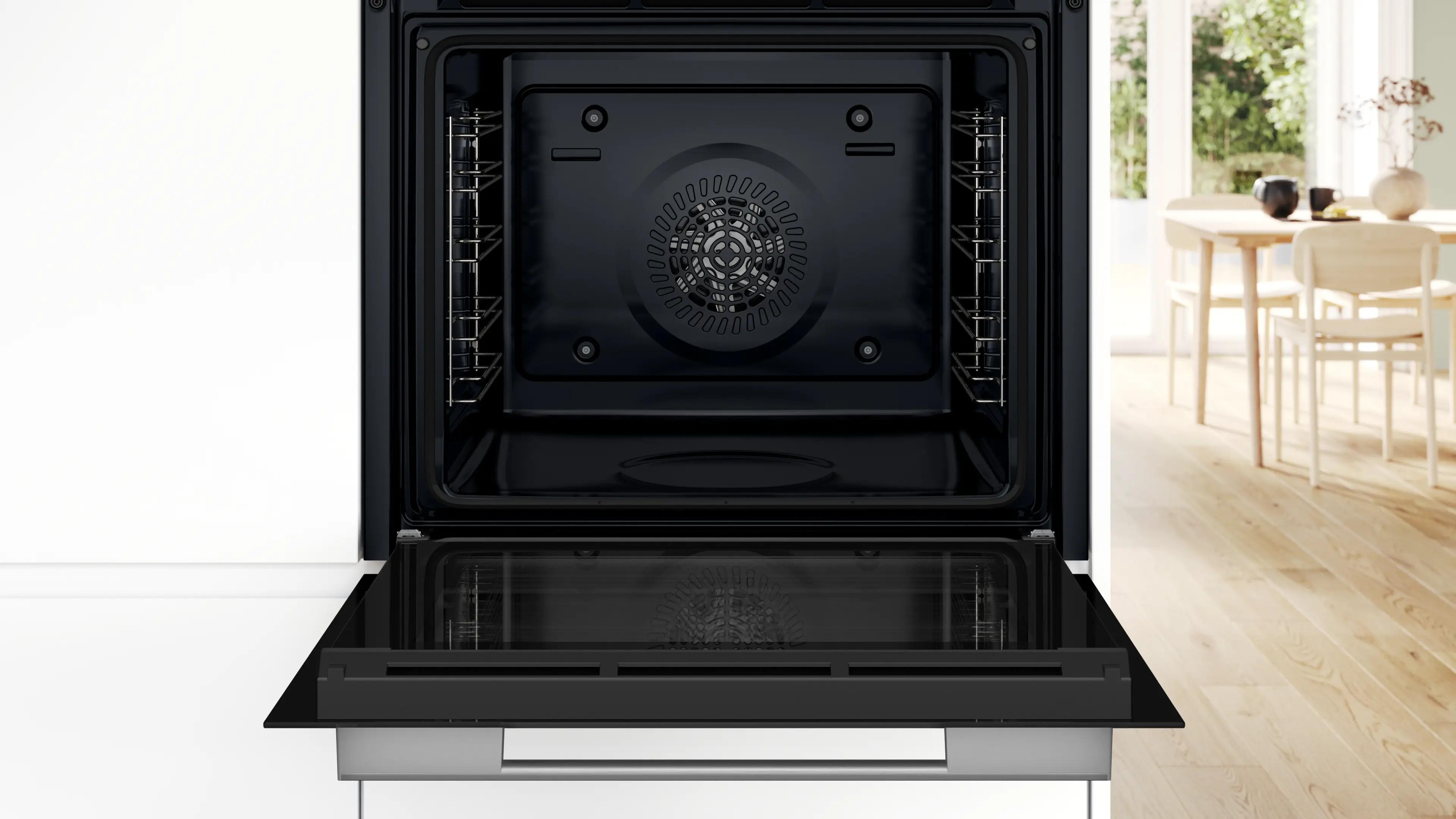 Bosch Serie 4 Buhar Destekli Ankastre Fırın 60 x 60 cm Beyaz HUA717BV0T - görsel 3
