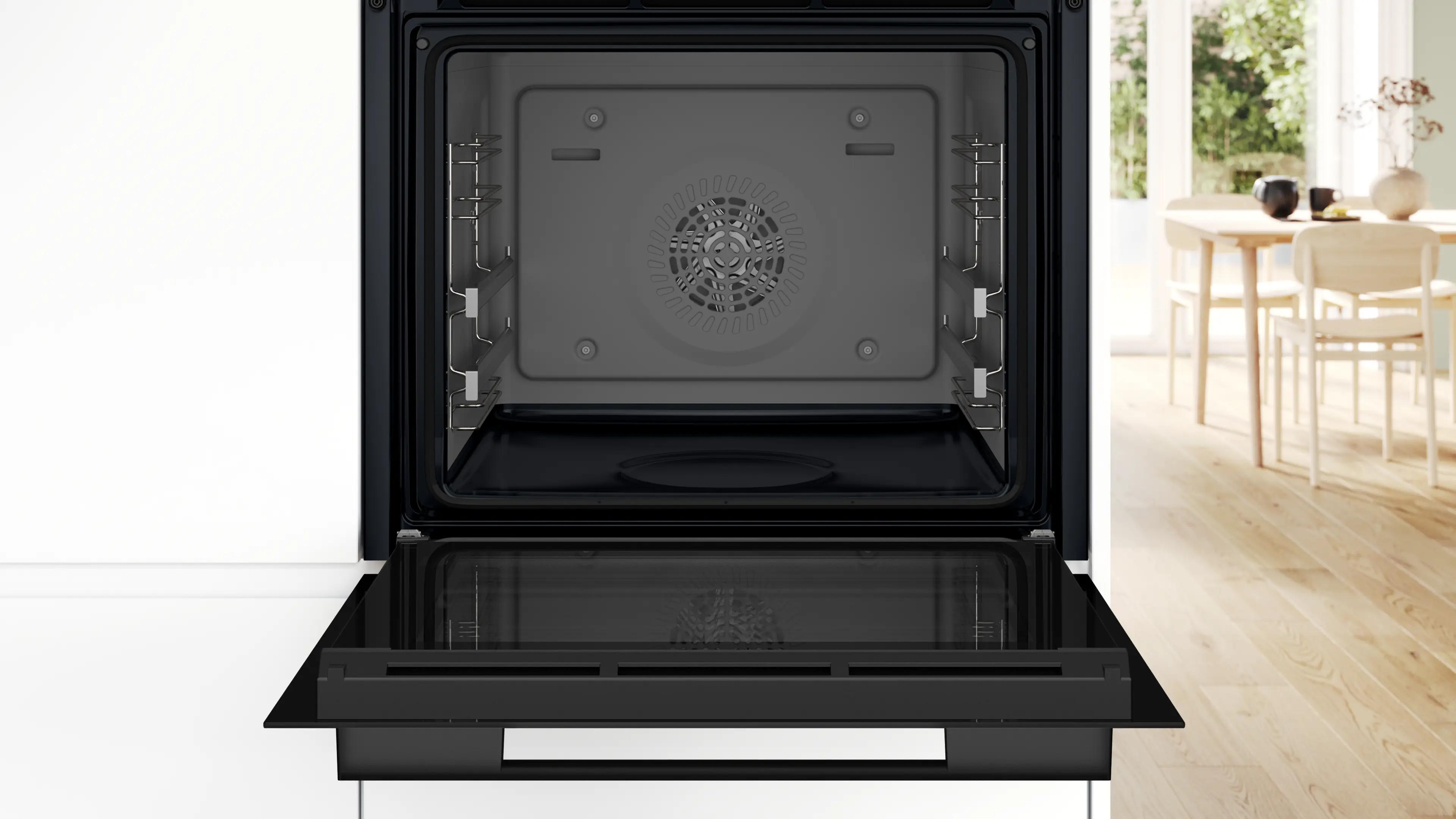 Bosch Serie 6 Ankastre Fırın 60 x 60 cm Siyah HJG852YB0T - görsel 3