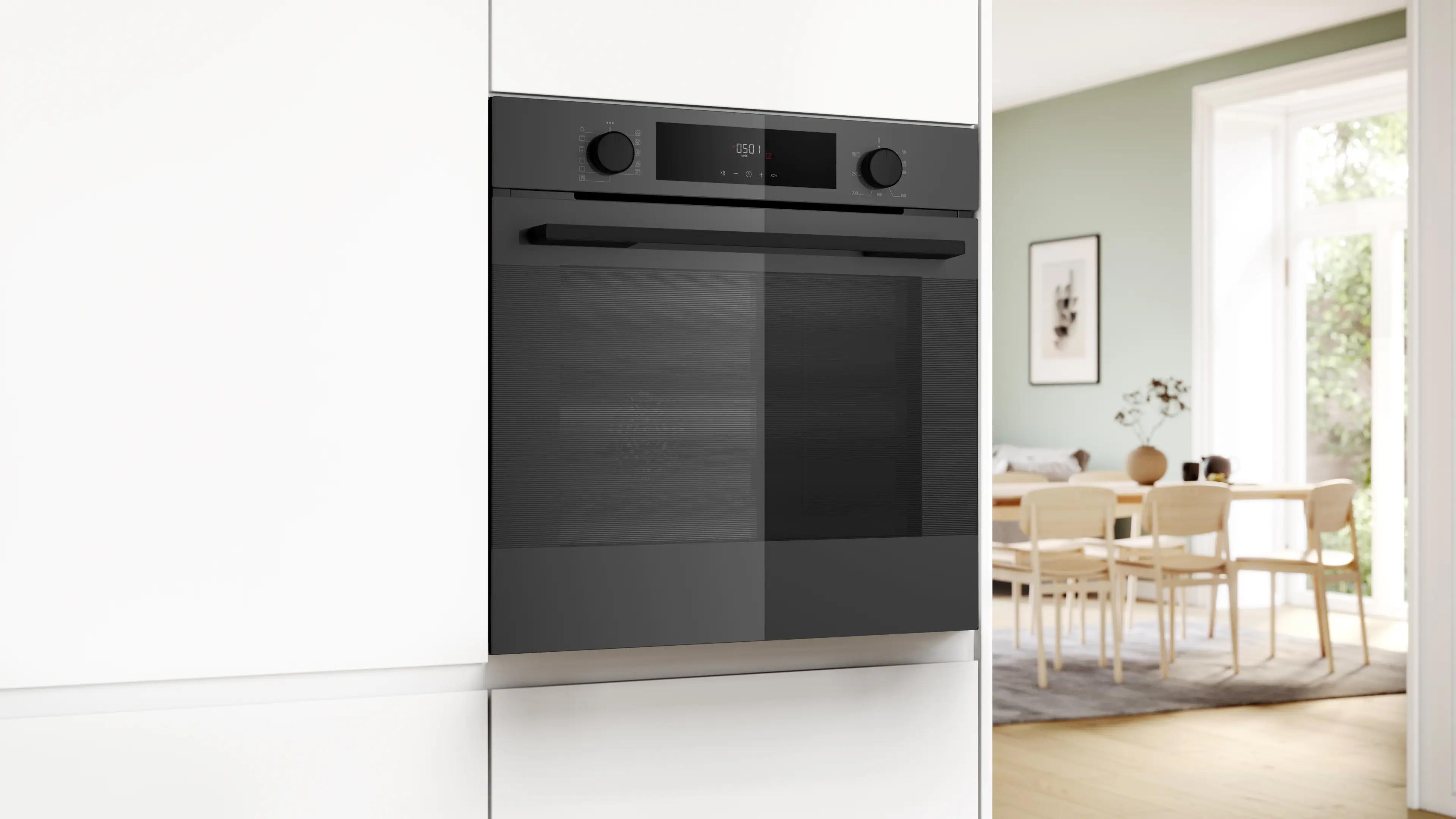 Bosch Serie 4 Buhar Destekli Ankastre Fırın 60 x 60 cm HUA717BN0T - görsel 5