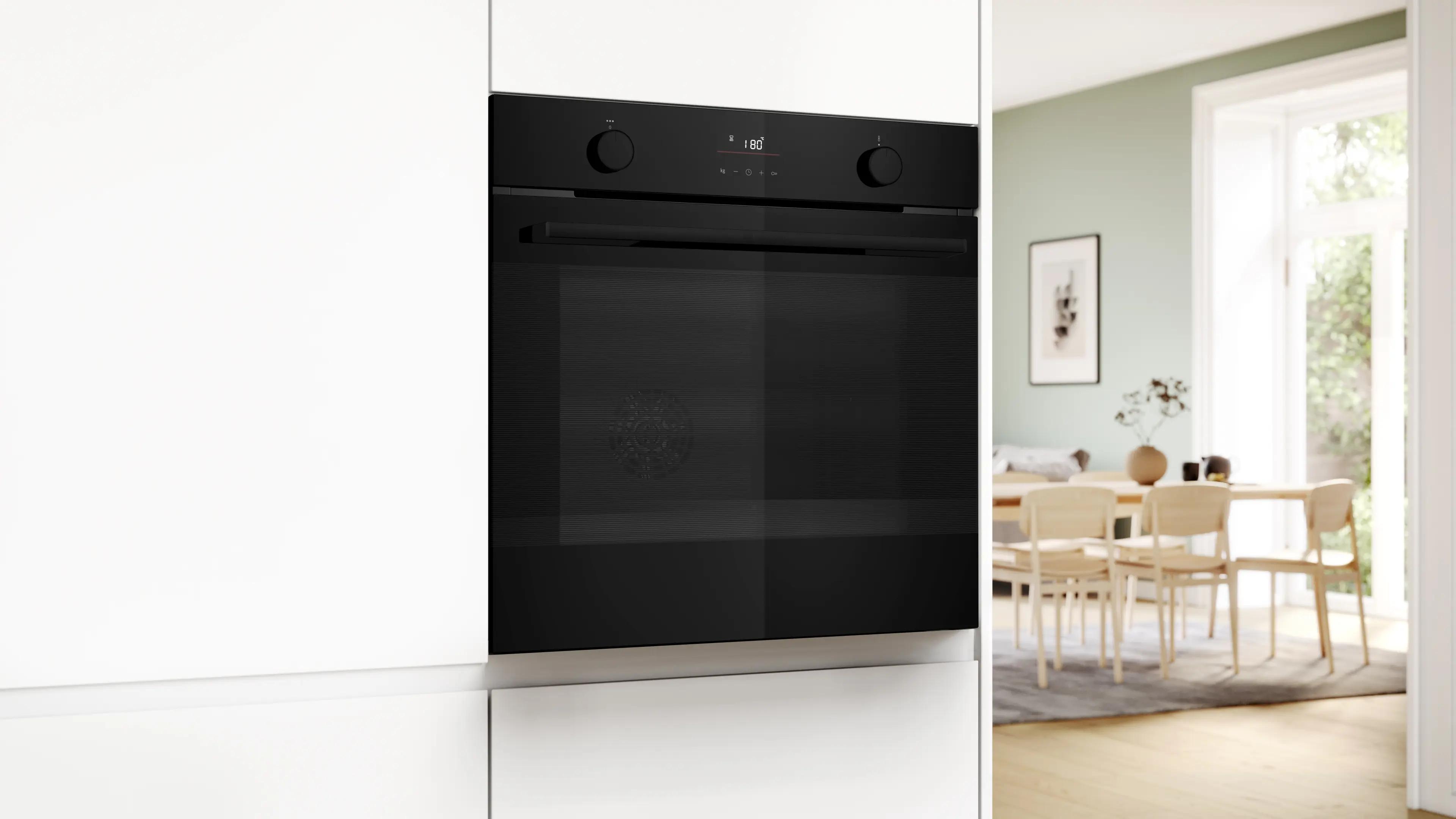 Bosch Serie 4 Buhar Destekli Ankastre Fırın 60 x 60 cm Siyah HUA736EA0T - görsel 4