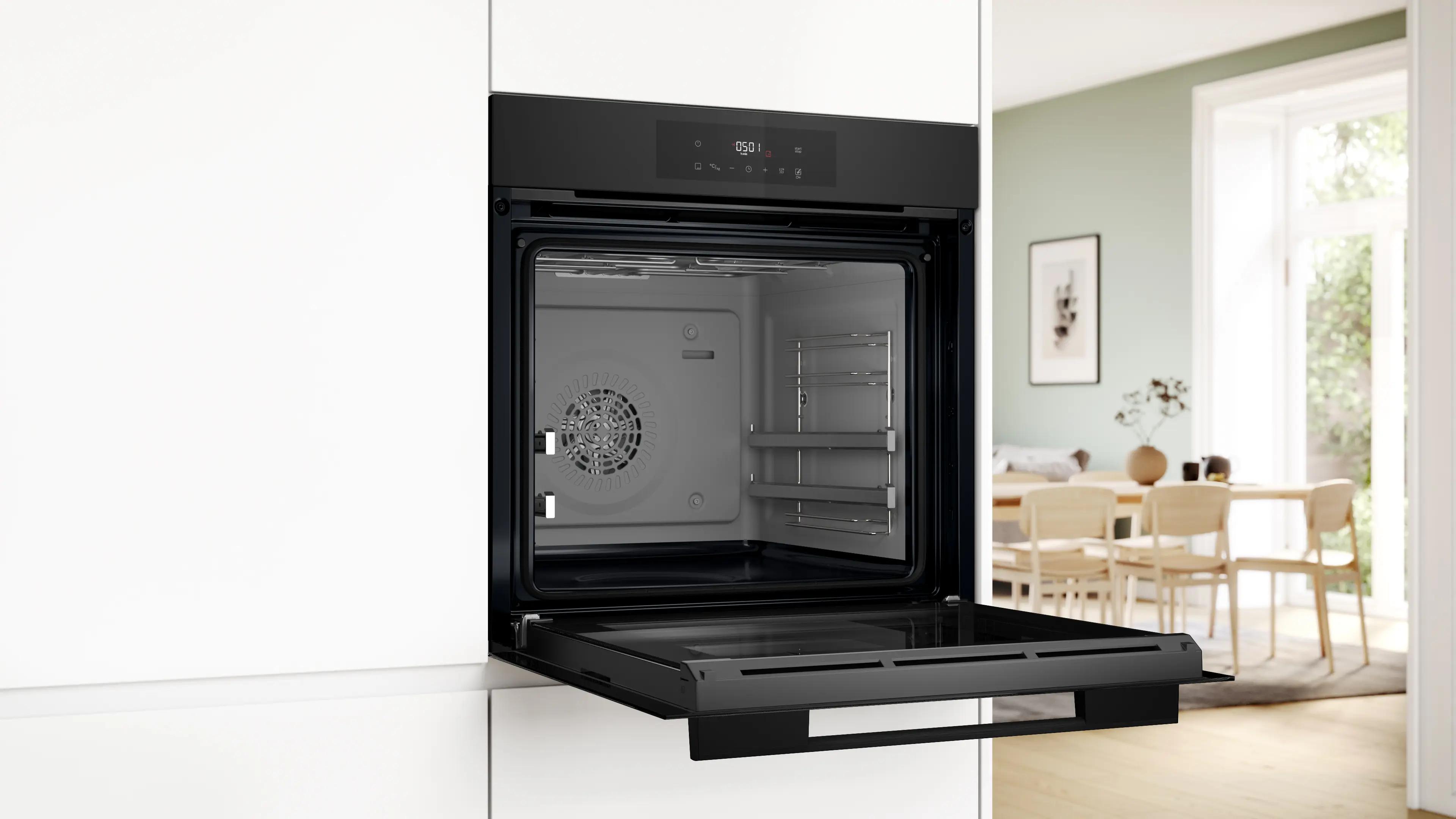 Bosch Serie 6 Ankastre Fırın 60 x 60 cm Mat siyah HJG852YT0T - görsel 5