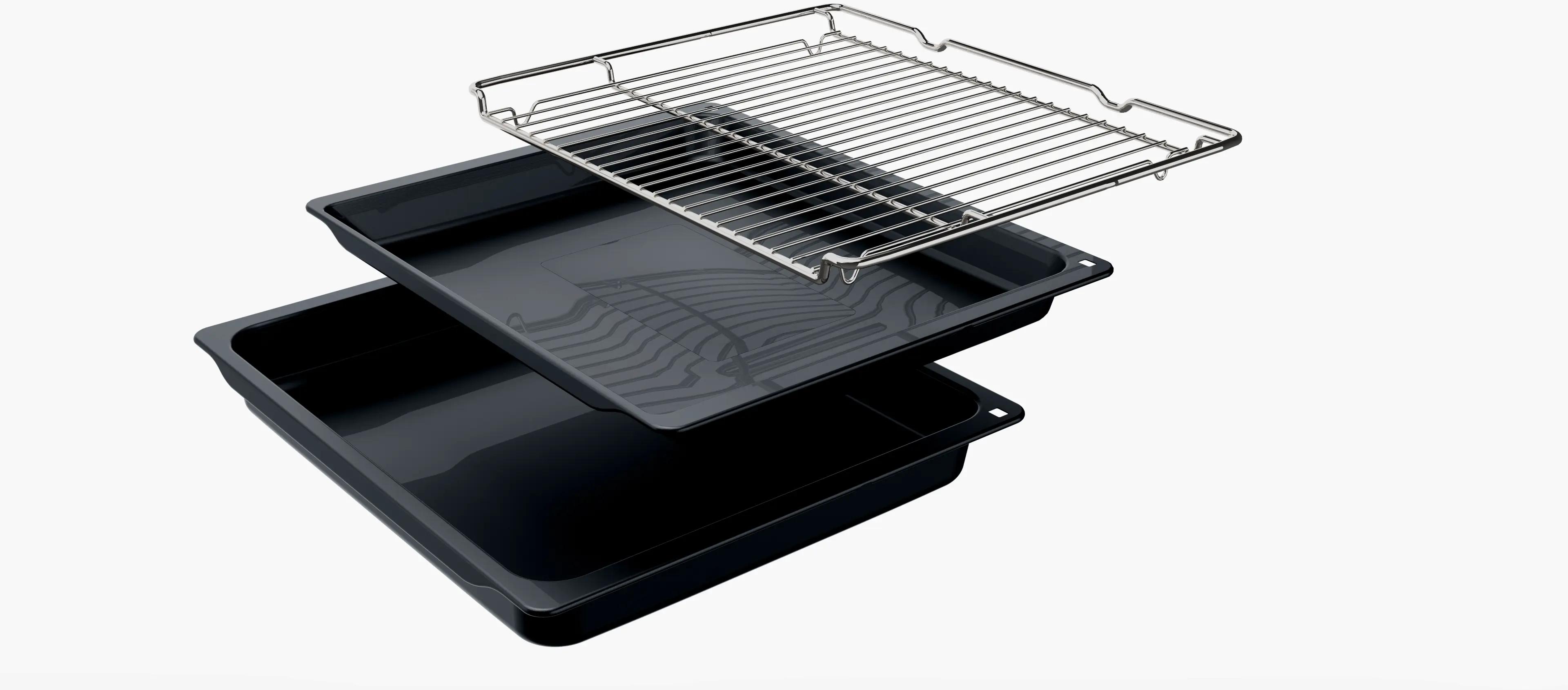 Bosch Serie 4 Buhar Destekli Ankastre Fırın 60 x 60 cm Siyah HUA717BA0T - görsel 5