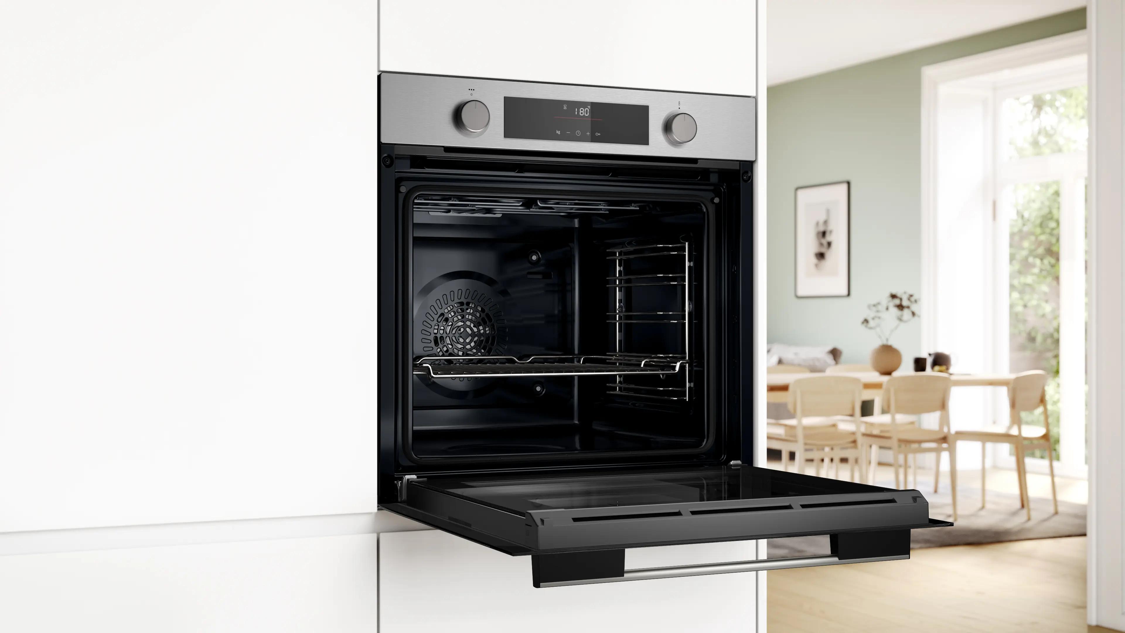 Bosch Serie 4 Buhar Destekli Ankastre Fırın 60 x 60 cm Inox HUA717BR0T - görsel 5