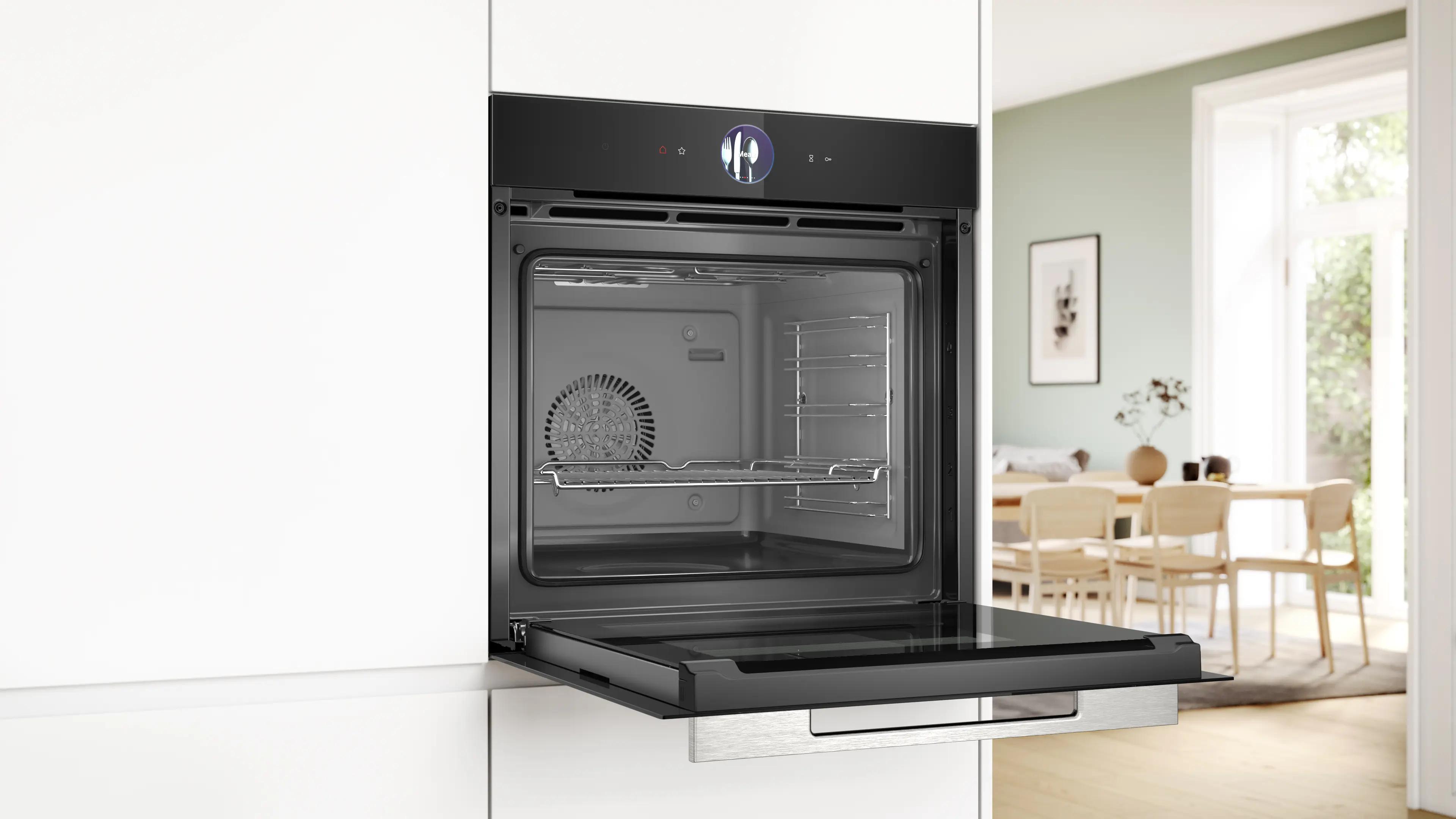 Bosch Serie 8 Ankastre Fırın 60 x 60 cm Siyah HBG7563B1 - görsel 2