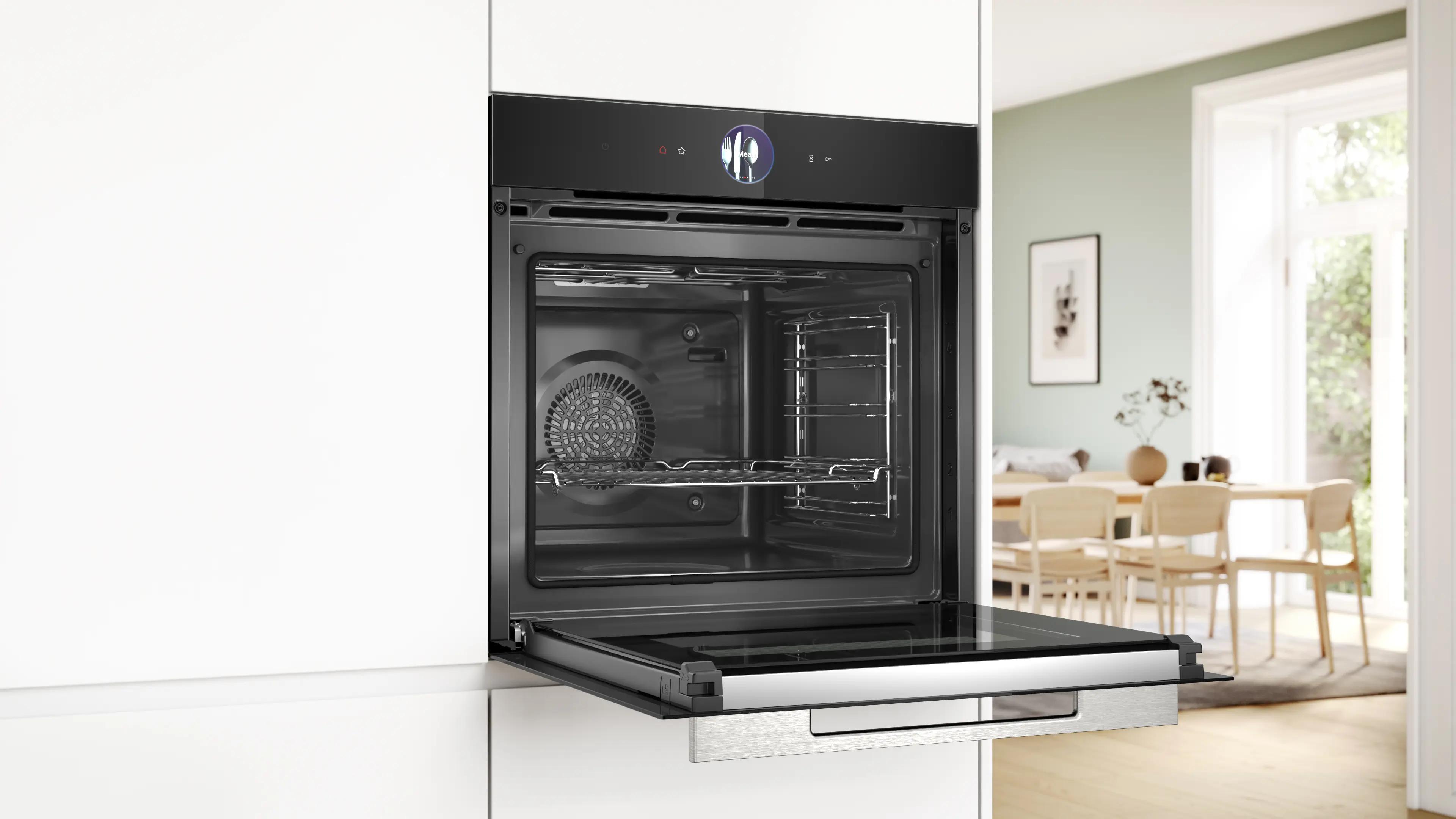 Bosch Serie 8 Ankastre Fırın 60 x 60 cm Siyah HBG7764B1 - görsel 3