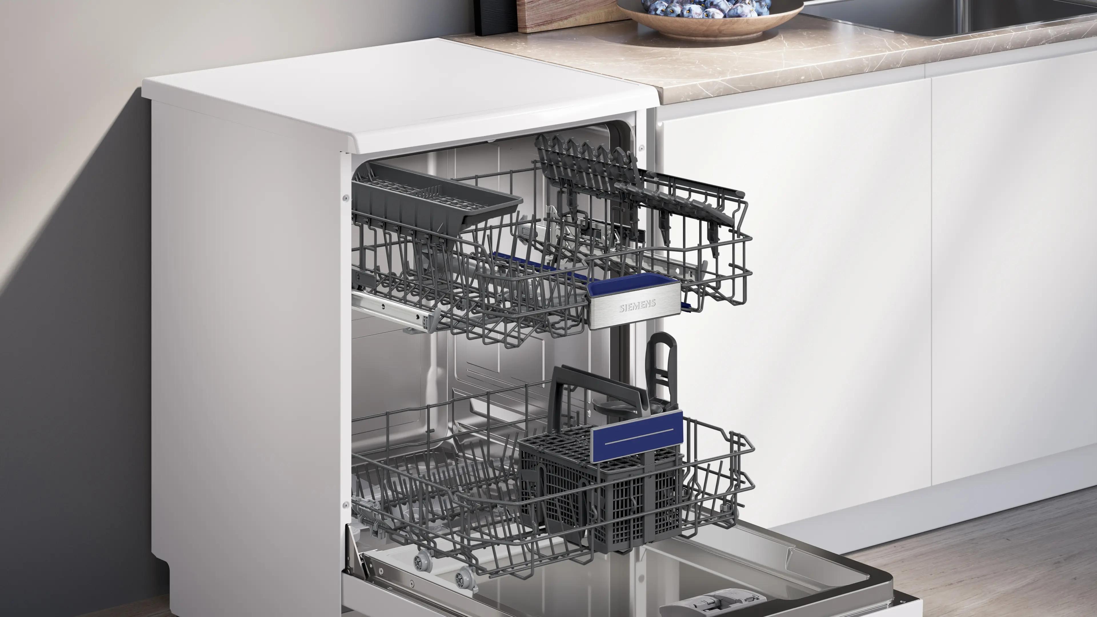 SIEMENS iQ500 Solo Bulaşık Makinesi 60 cm Beyaz SN25EW63KT - görsel 4