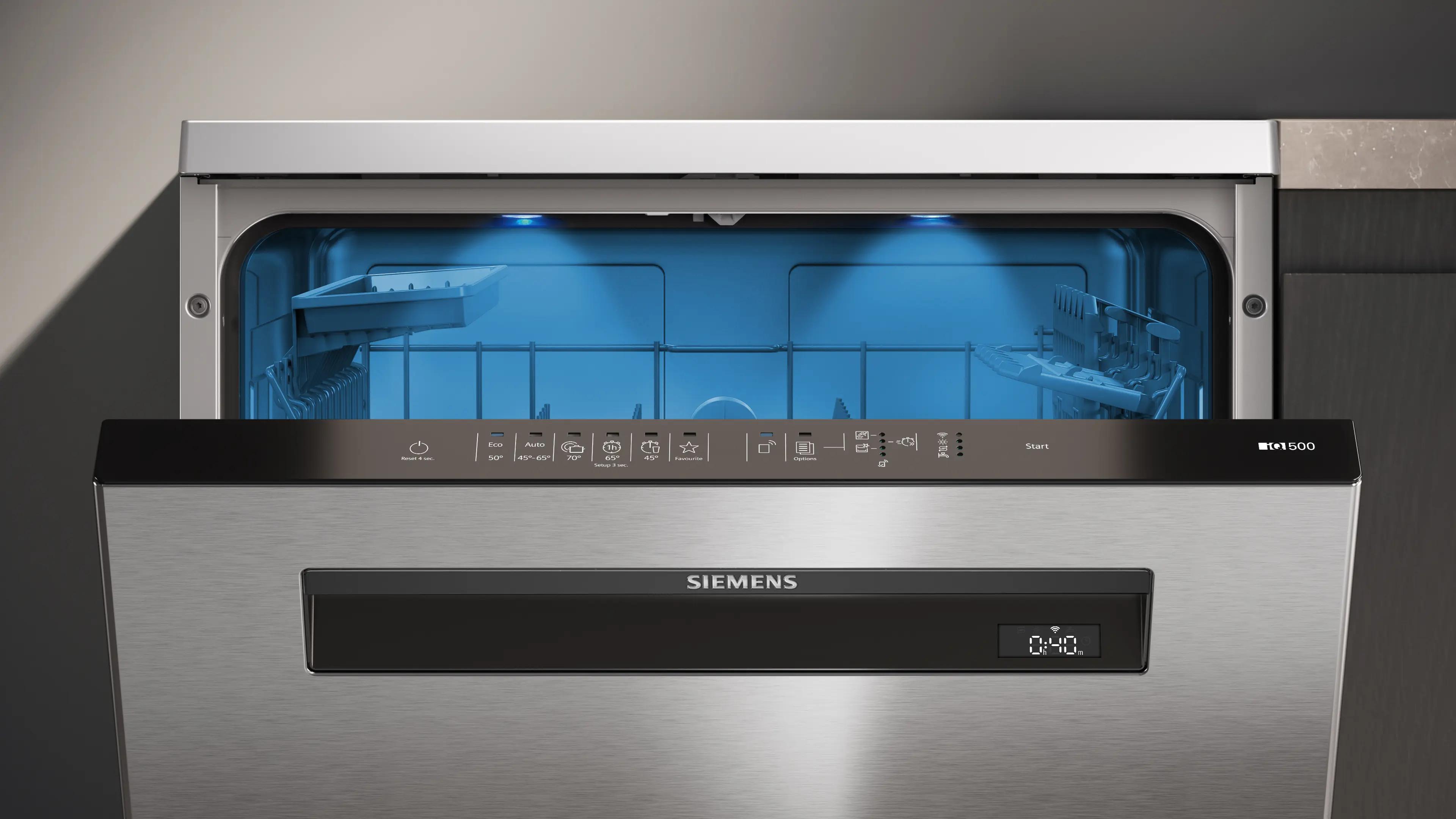 SIEMENS iQ500 Solo Bulaşık Makinesi 60 cm Kolay Temizlenebilir Inox SN15EI00KT - görsel 3