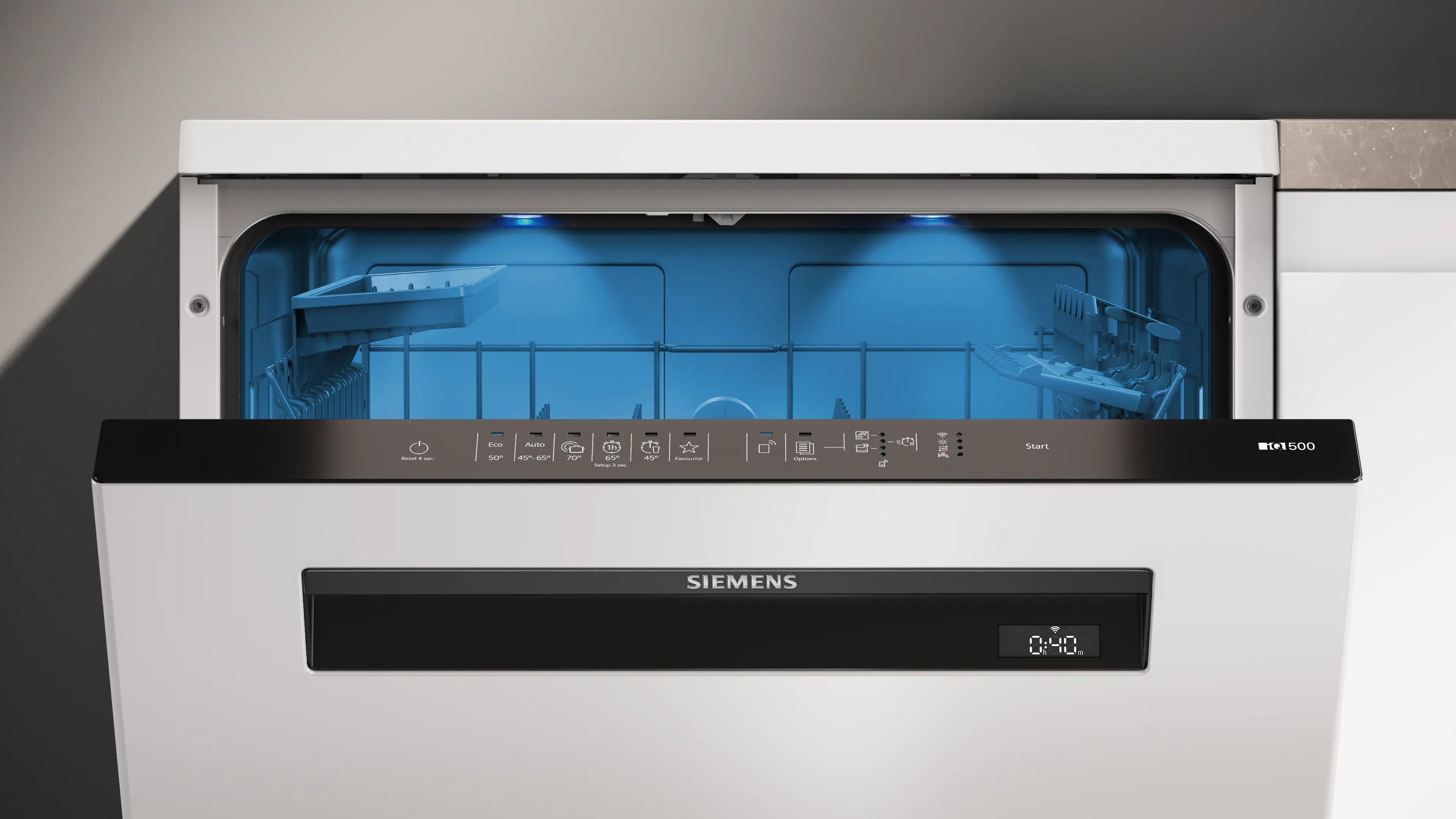SIEMENS iQ500 Solo Bulaşık Makinesi 60 cm Beyaz SN15EW00KT - görsel 2