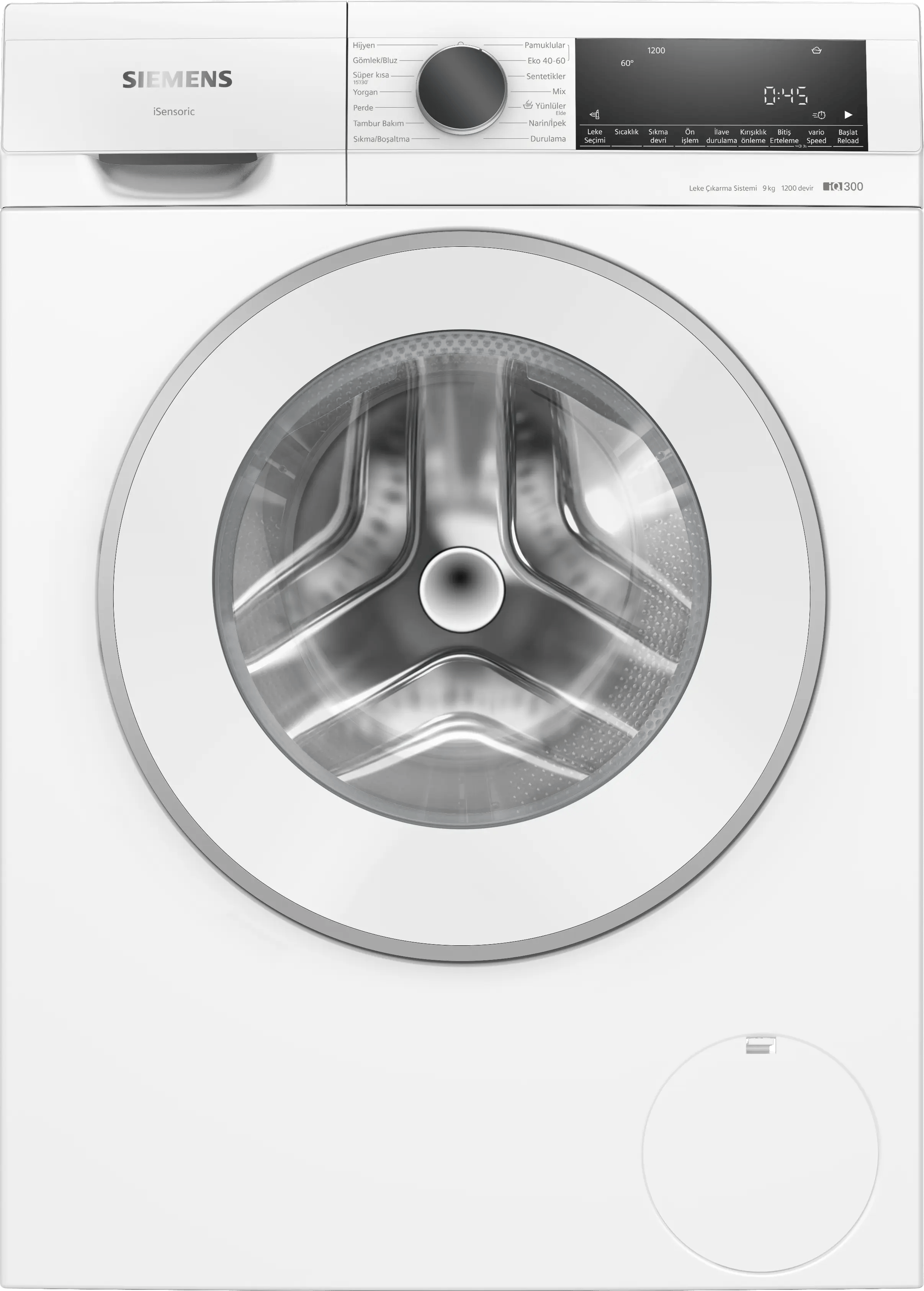 SIEMENS iQ300 Çamaşır Makinesi 9 kg maks. 1200 dev./dak. WG42A2X3TR