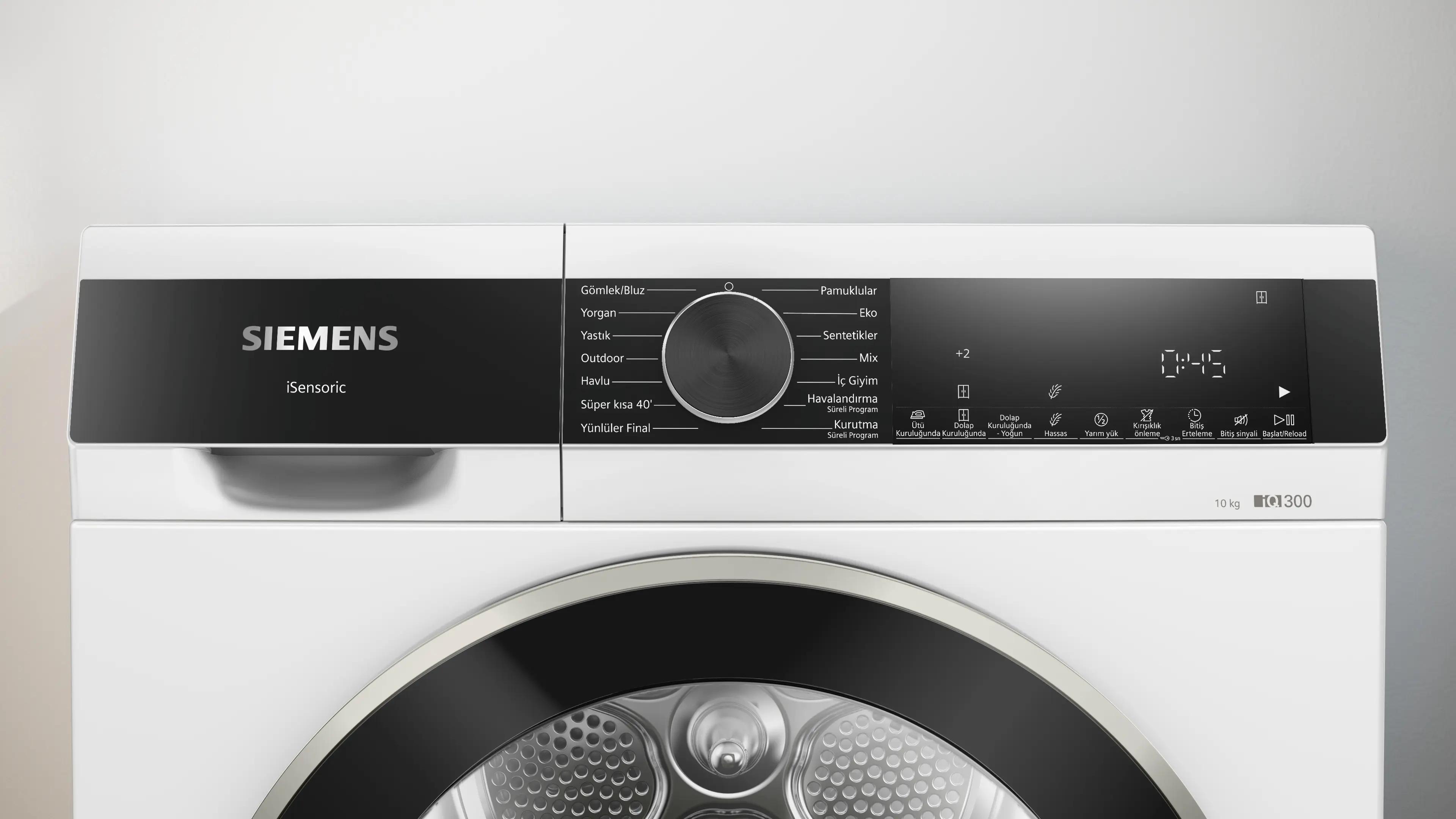 SIEMENS iQ300 Isı Pompalı Kurutma Makinesi 10 kg WQ52G201TR - görsel 2