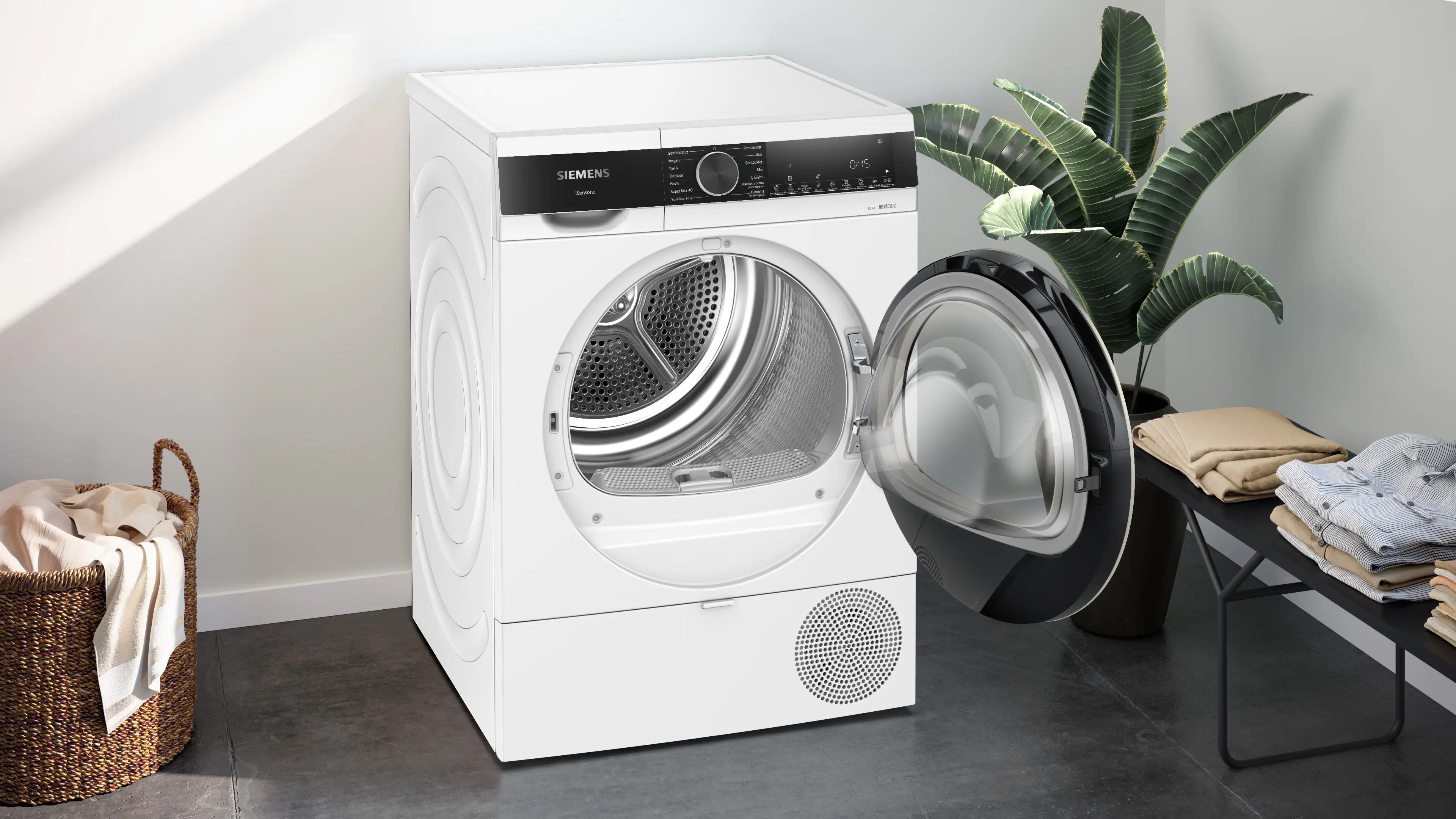 SIEMENS iQ300 Isı Pompalı Kurutma Makinesi 10 kg WQ52G201TR - görsel 3