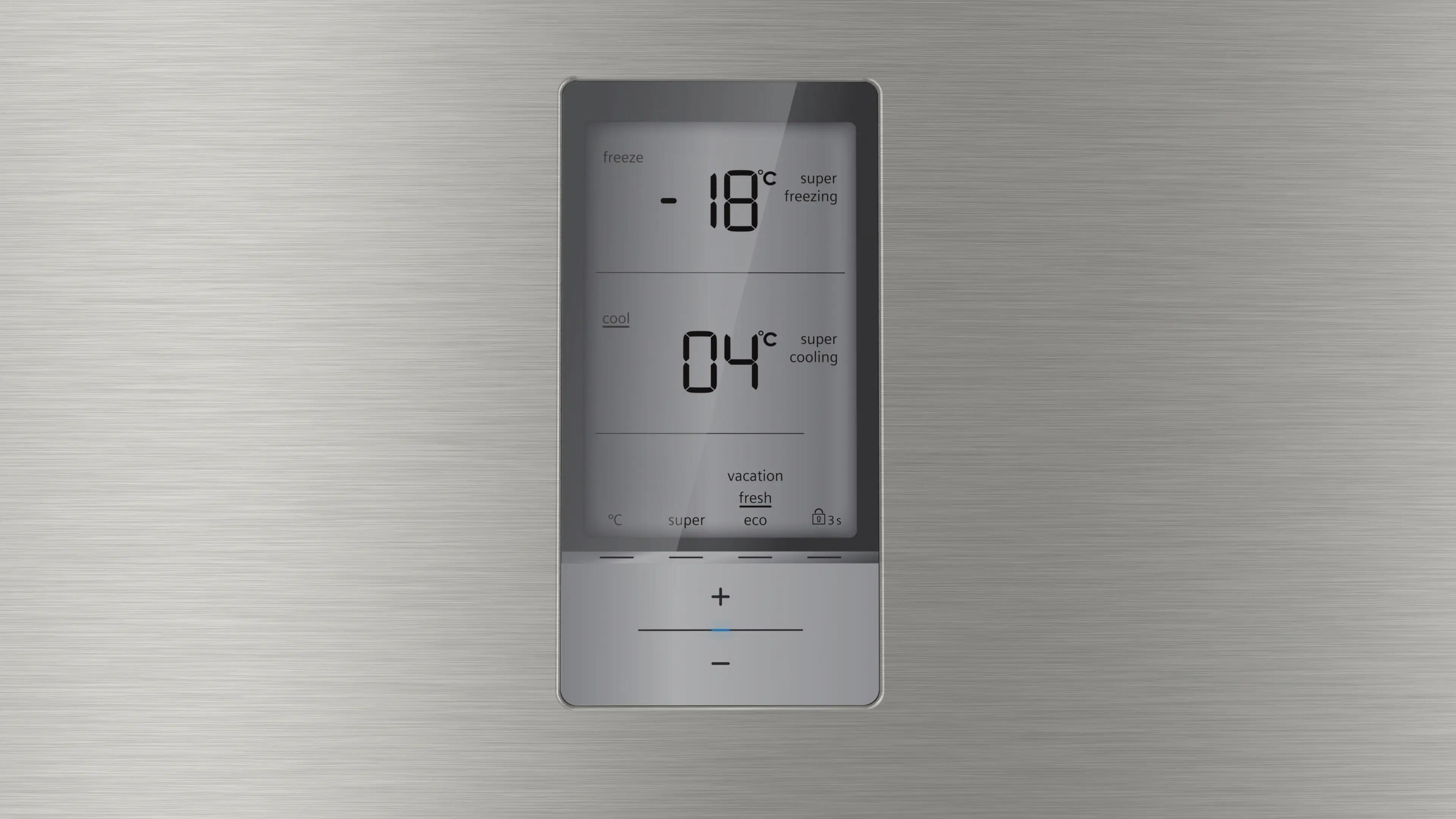SIEMENS iQ500 Üstten Donduruculu Buzdolabı 186 x 75 cm Paslanmaz çelik KD76NAIE1N - görsel 5