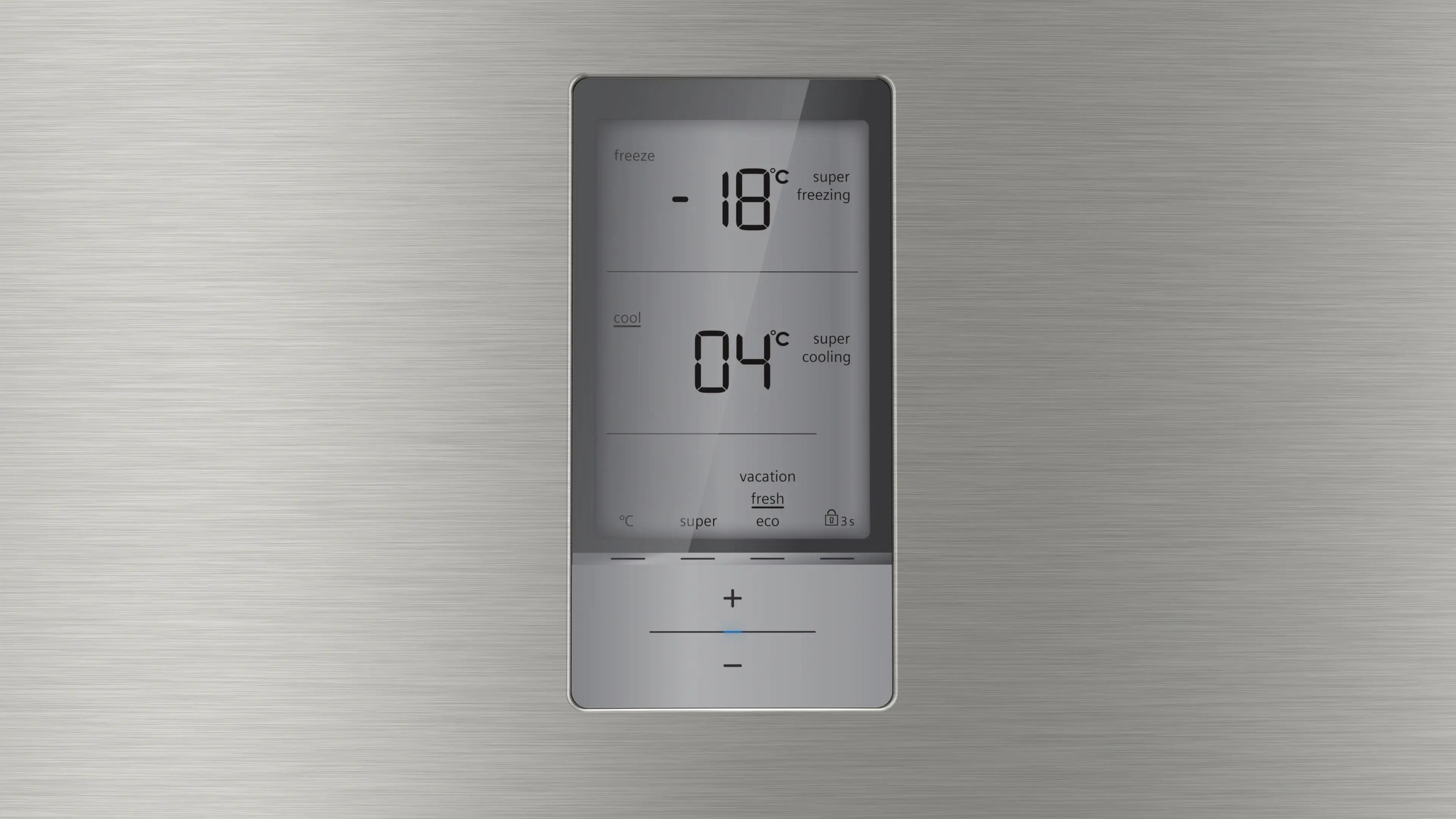 SIEMENS iQ500 Üstten Donduruculu Buzdolabı 186 x 86 cm Paslanmaz çelik KD86NAID1N - görsel 5