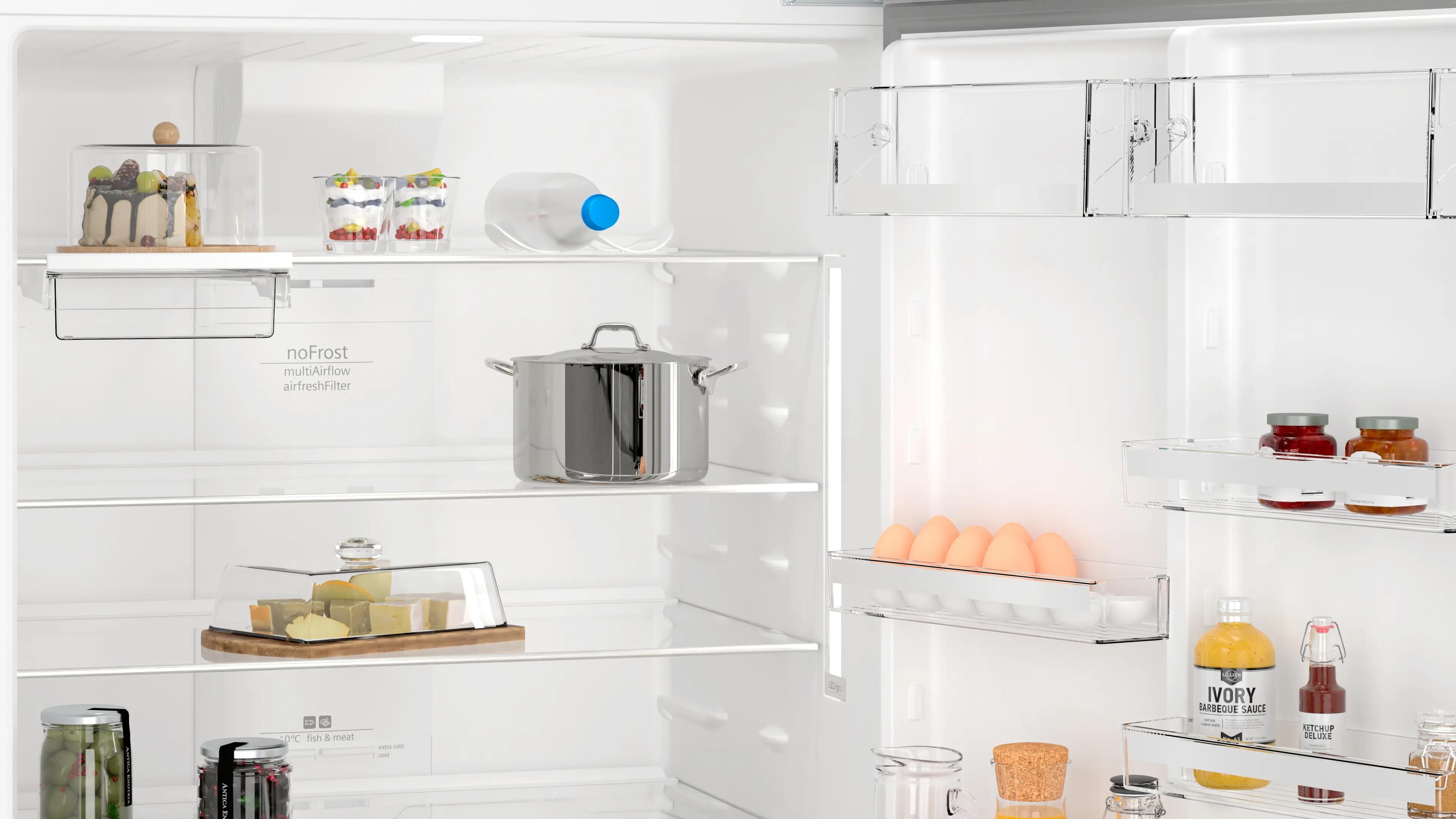 SIEMENS iQ500 Üstten Donduruculu Buzdolabı 186 x 86 cm Paslanmaz çelik KD86NAID1N - görsel 2