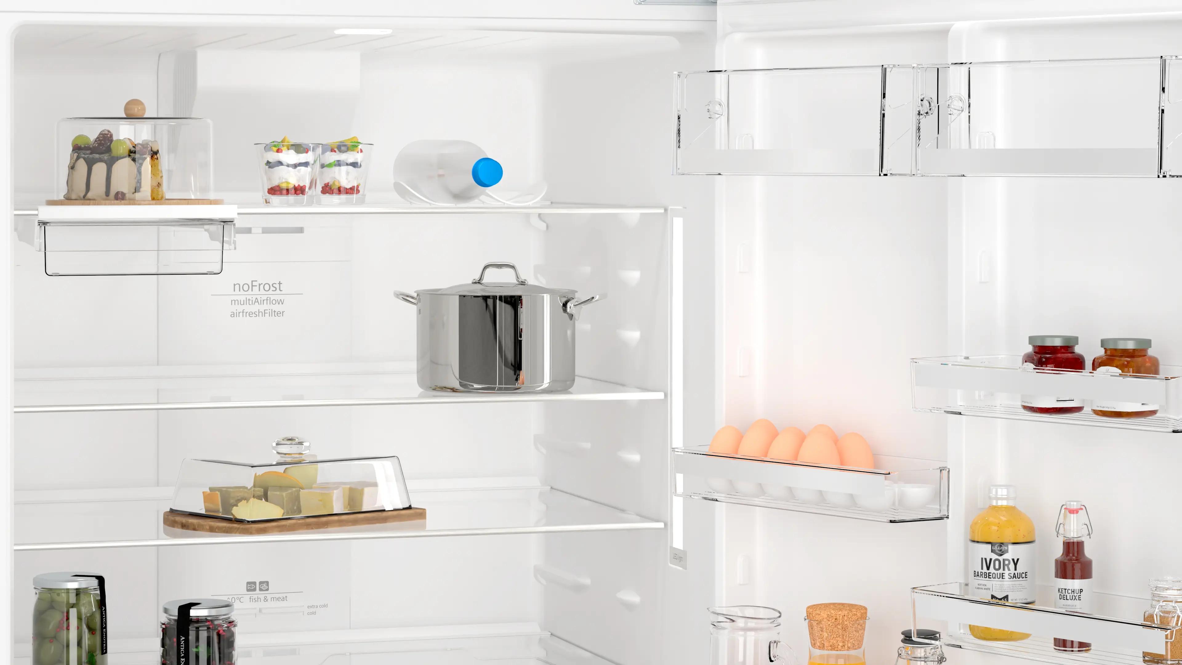 SIEMENS iQ500 Üstten Donduruculu Buzdolabı 186 x 86 cm Beyaz, Total noFrost KD86NAWE1N - görsel 3